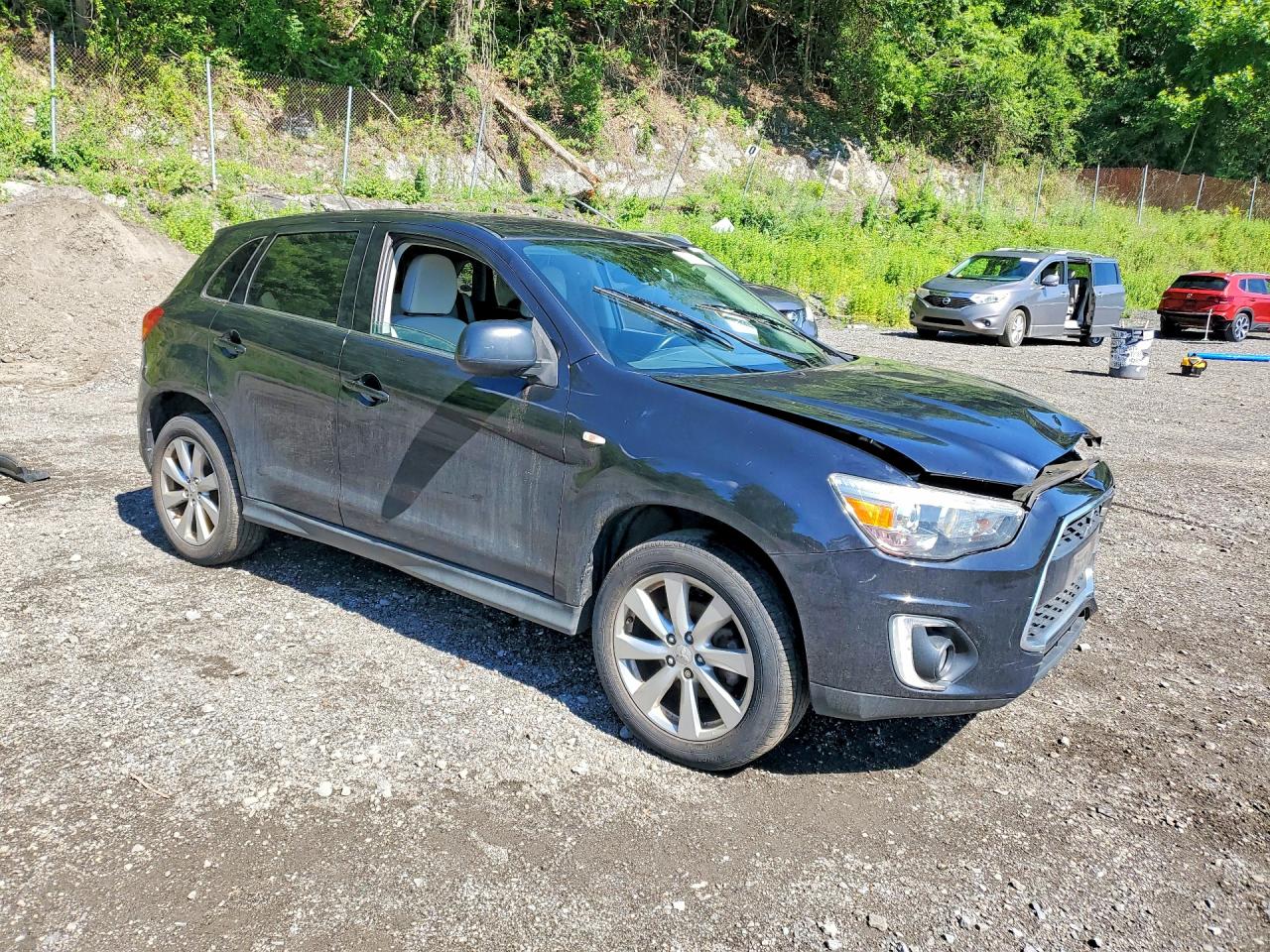 2015 Mitsubishi Outlander Sport Se Black vin: 4A4AP4AU5FE060658