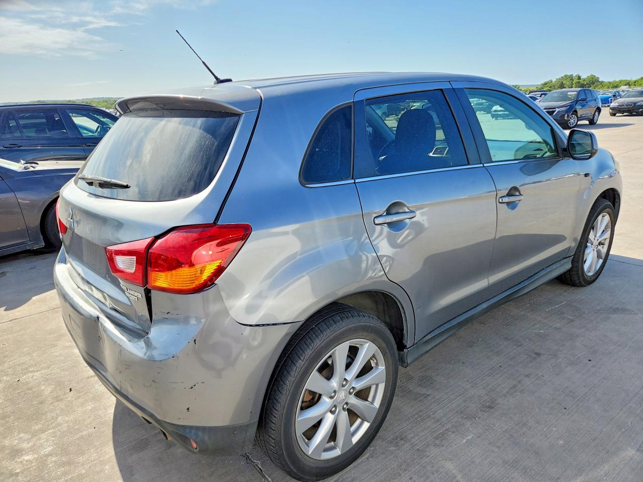 2013 Mitsubishi Outlander Sport Se Gray vin: 4A4AP4AU6DE004922