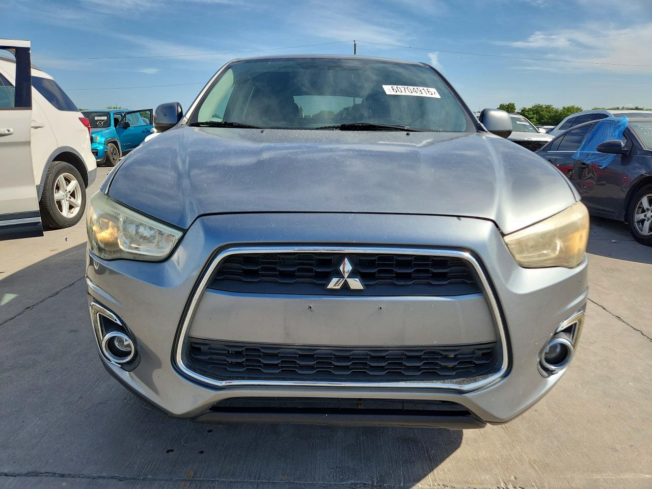 2013 Mitsubishi Outlander Sport Se Gray vin: 4A4AP4AU6DE004922