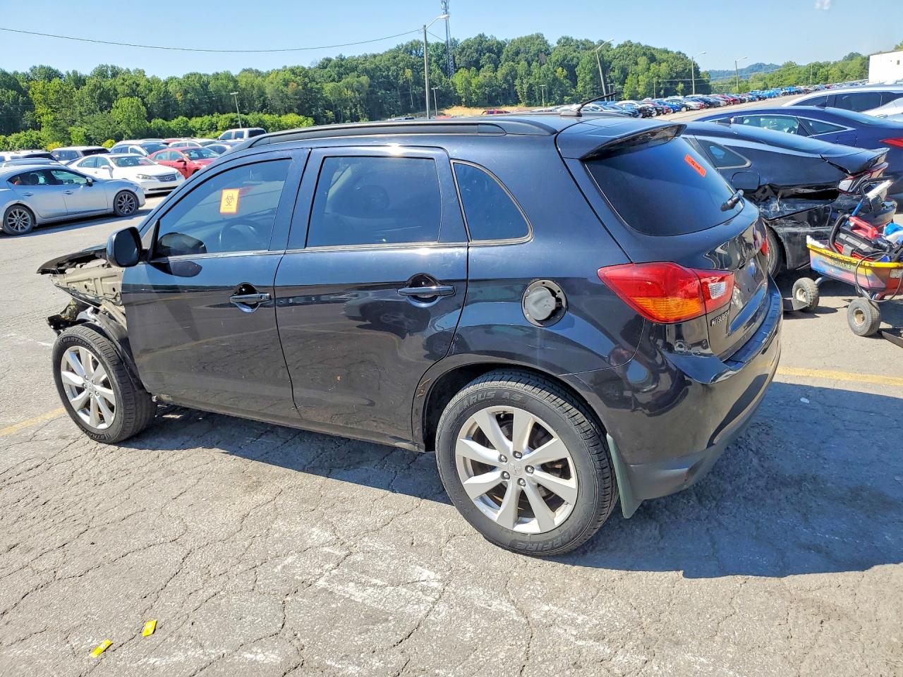 2013 Mitsubishi Outlander Sport Se Black vin: 4A4AP4AU6DE006721