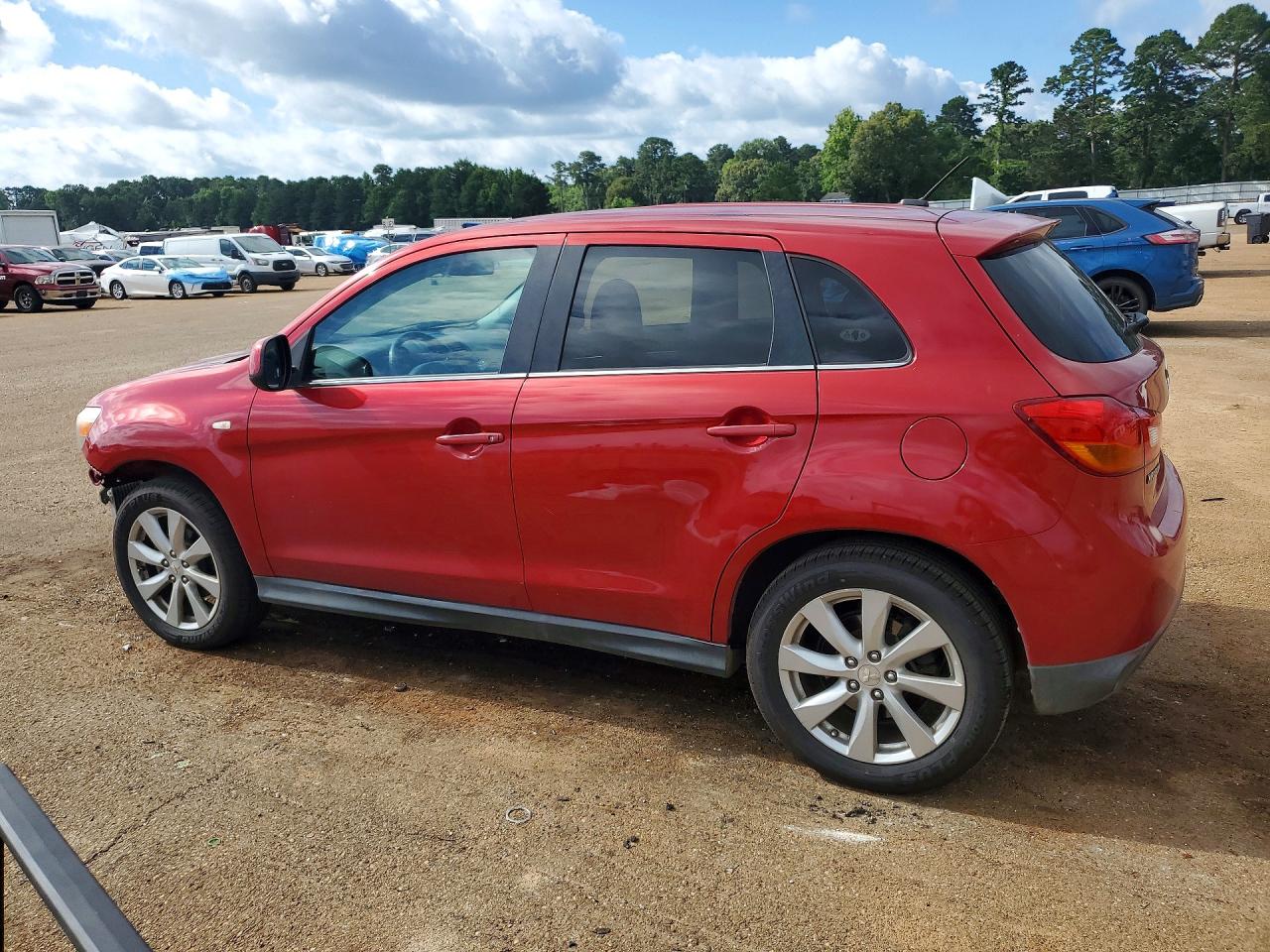 2013 Mitsubishi Outlander Sport Se Red vin: 4A4AP4AU6DE021591