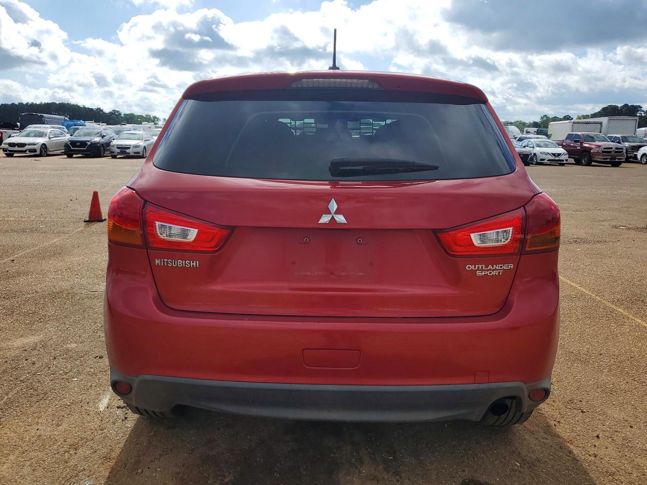 2013 Mitsubishi Outlander Sport Se Red vin: 4A4AP4AU6DE021591