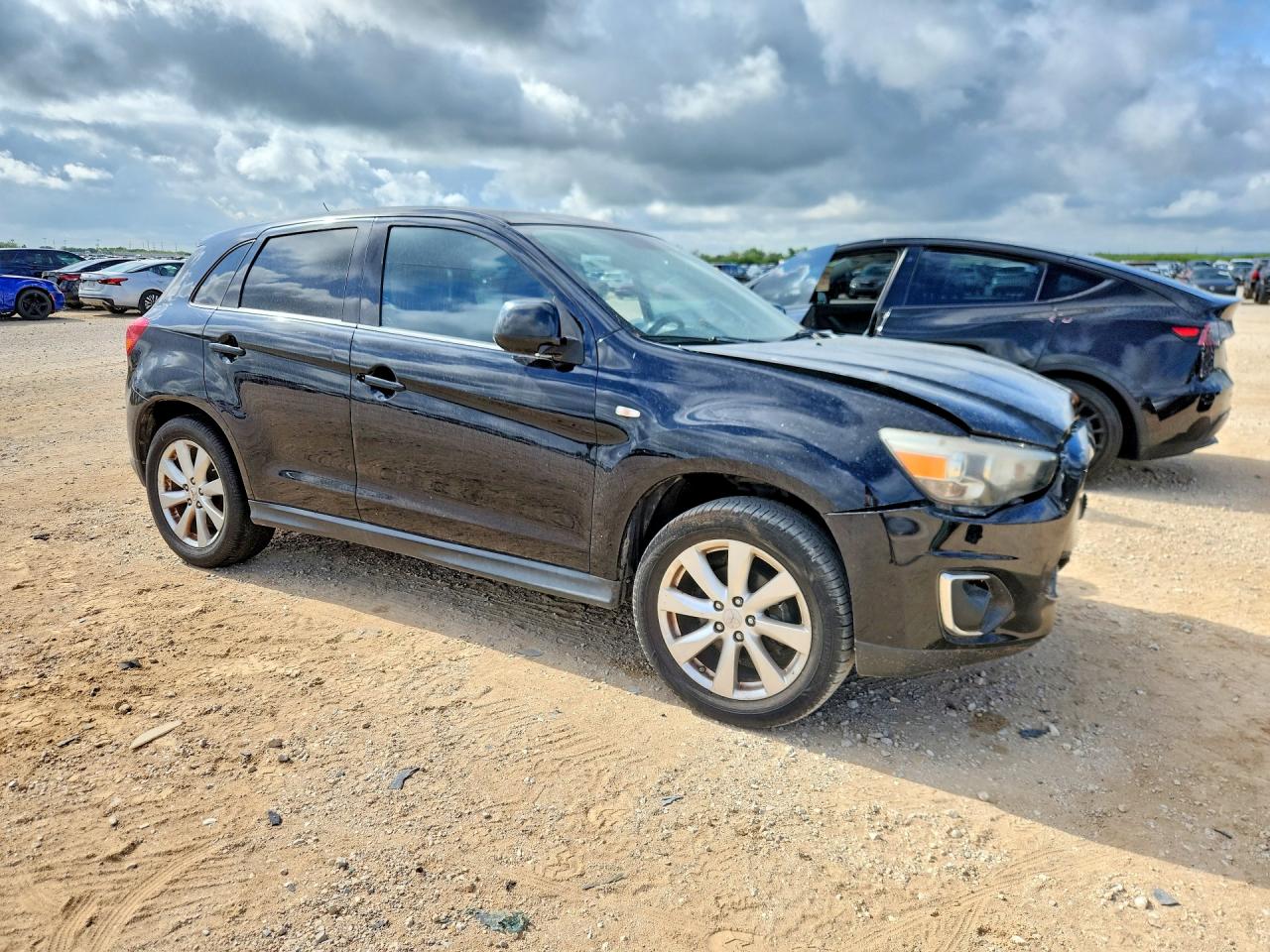2014 Mitsubishi Outlander Sport Se Black vin: 4A4AP4AU6EE006512