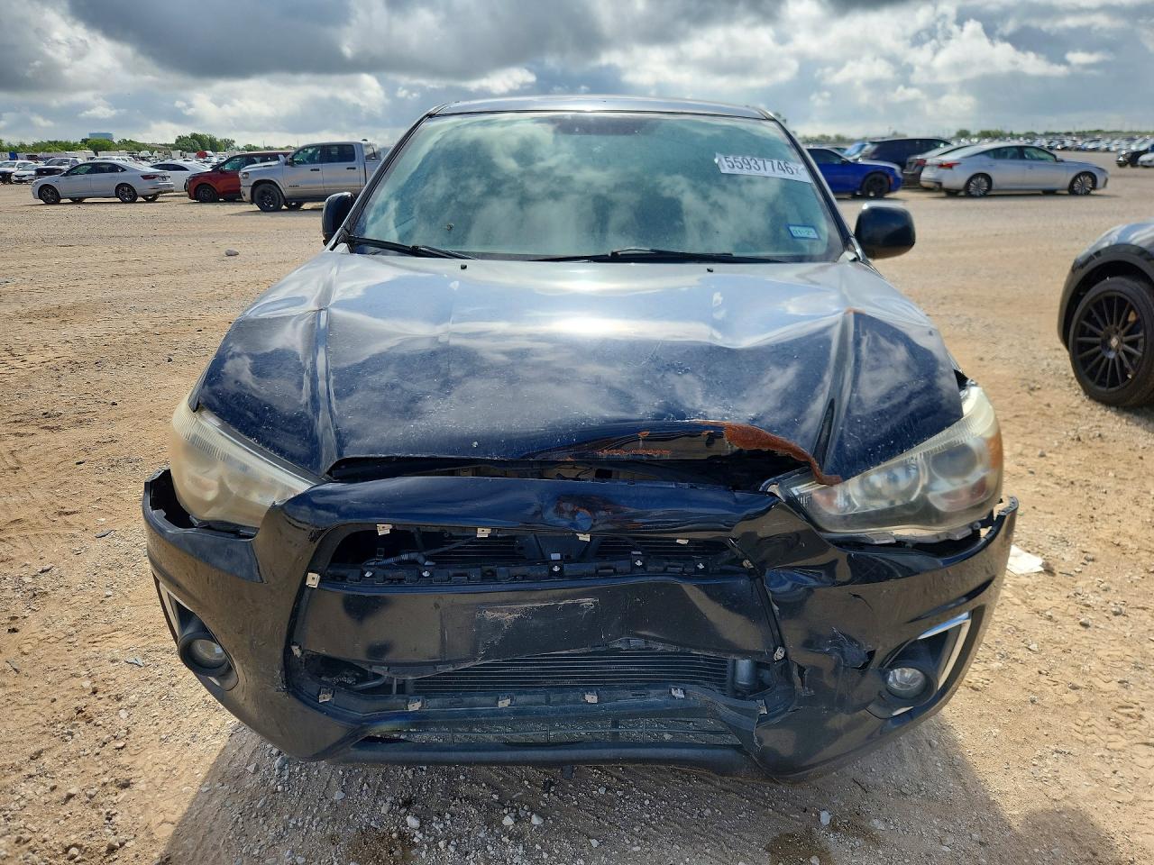 2014 Mitsubishi Outlander Sport Se Black vin: 4A4AP4AU6EE006512
