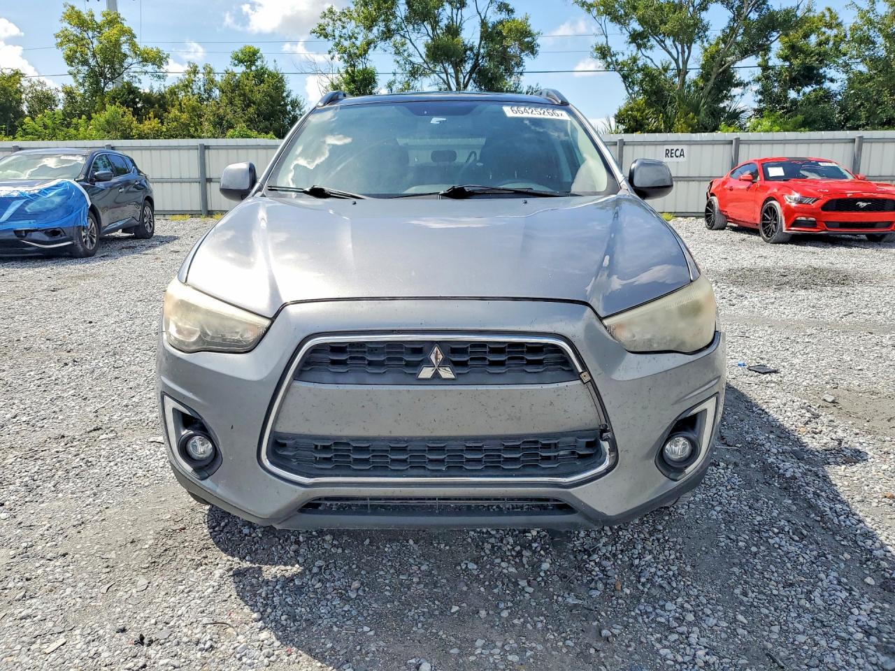 2015 Mitsubishi Outlander Sport Se Серый vin: 4A4AP4AU6FE002378