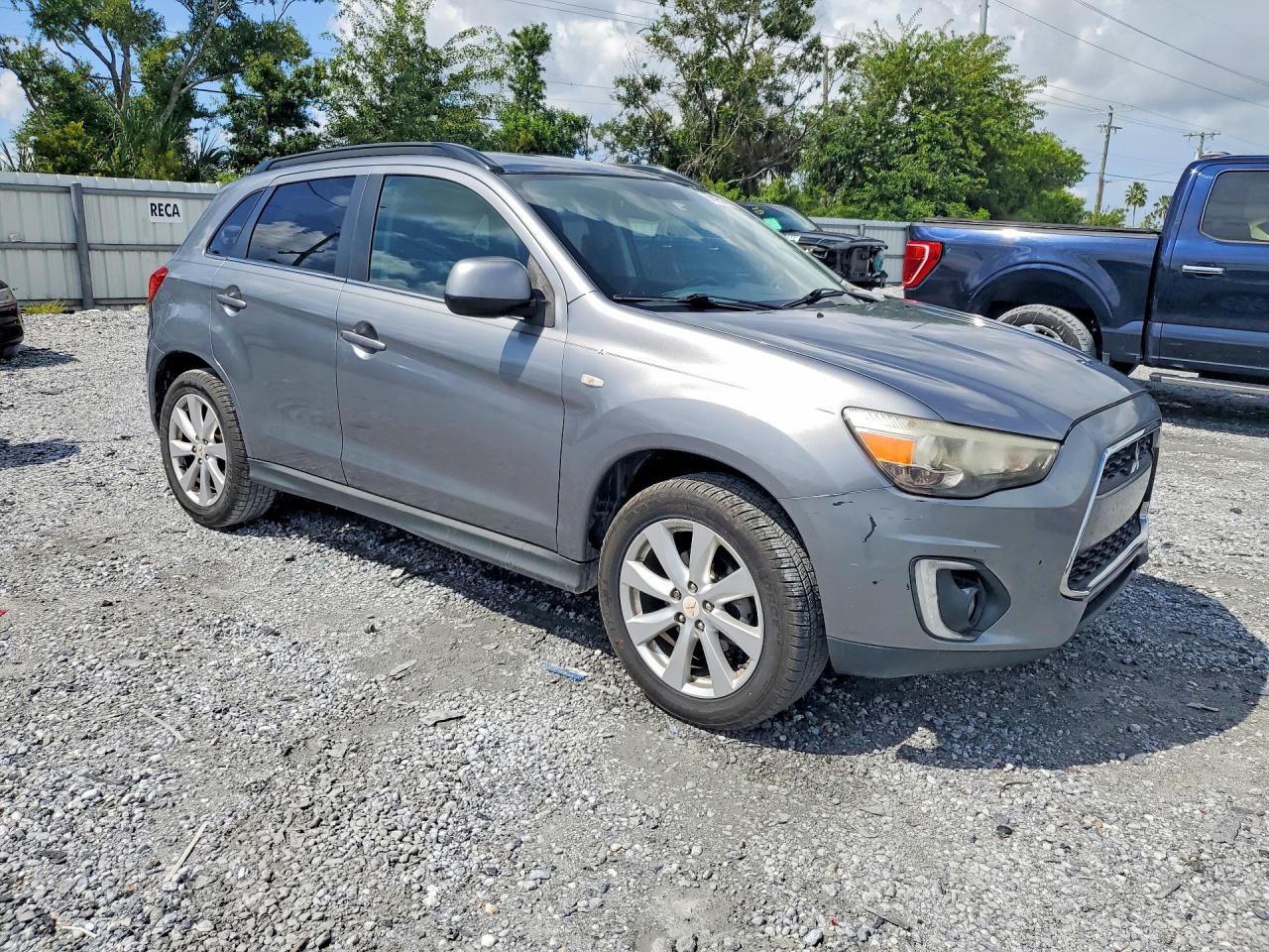 2015 Mitsubishi Outlander Sport Se Серый vin: 4A4AP4AU6FE002378