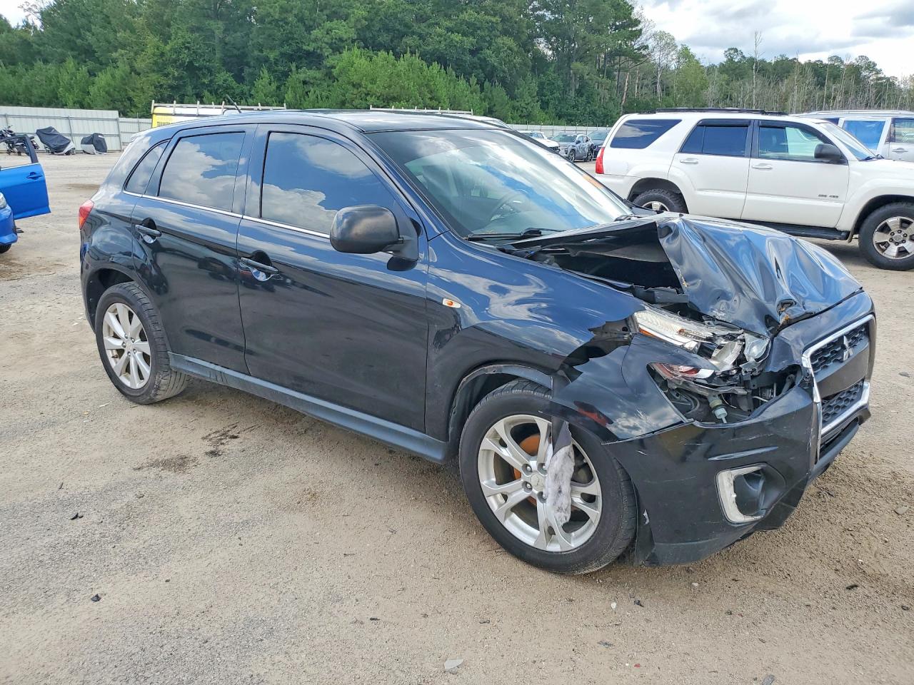 2015 Mitsubishi Outlander Sport Se Black vin: 4A4AP4AU6FE007337