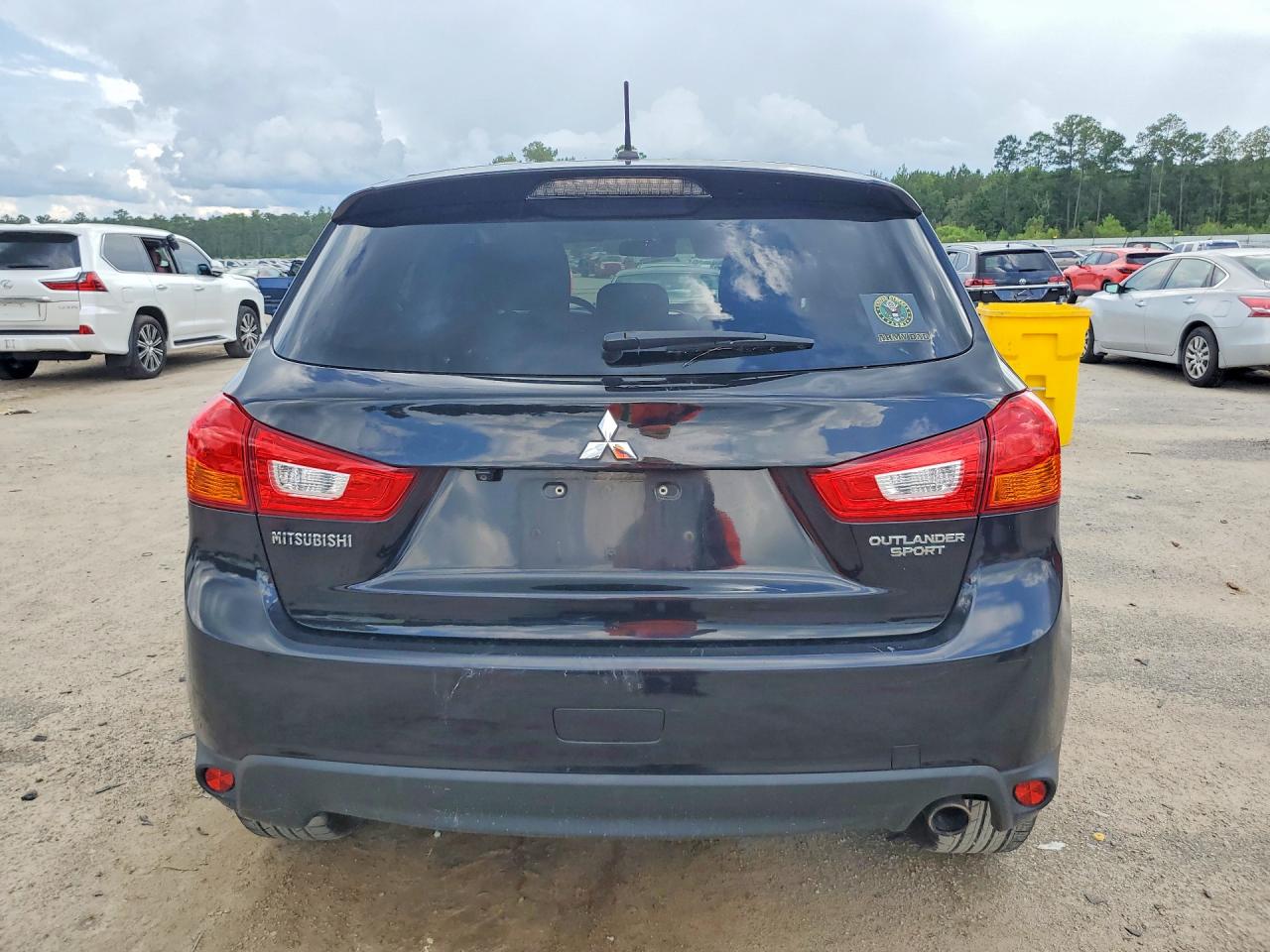 2015 Mitsubishi Outlander Sport Se Black vin: 4A4AP4AU6FE007337