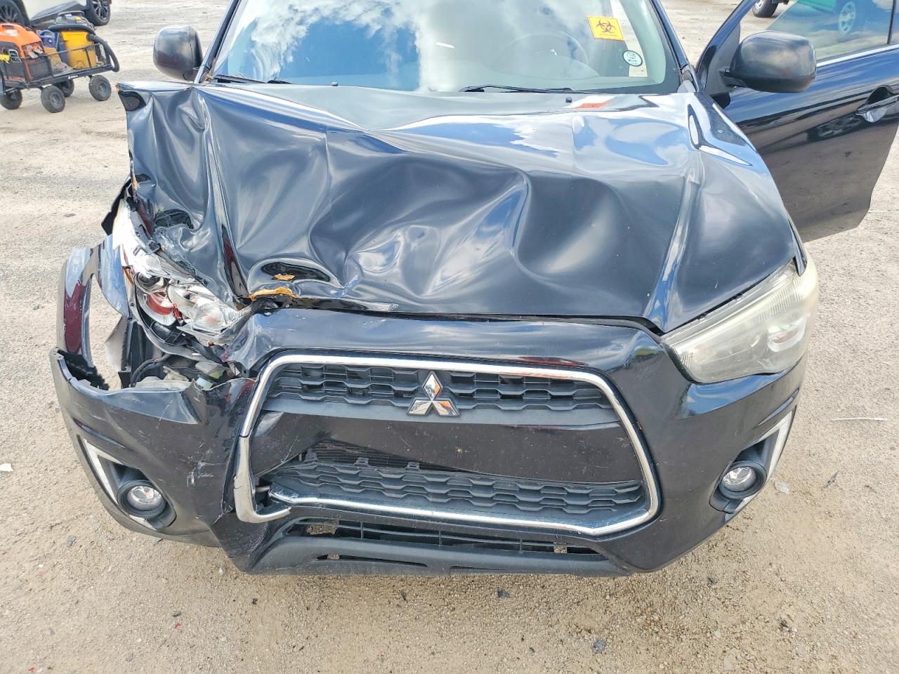 2015 Mitsubishi Outlander Sport Se Black vin: 4A4AP4AU6FE007337