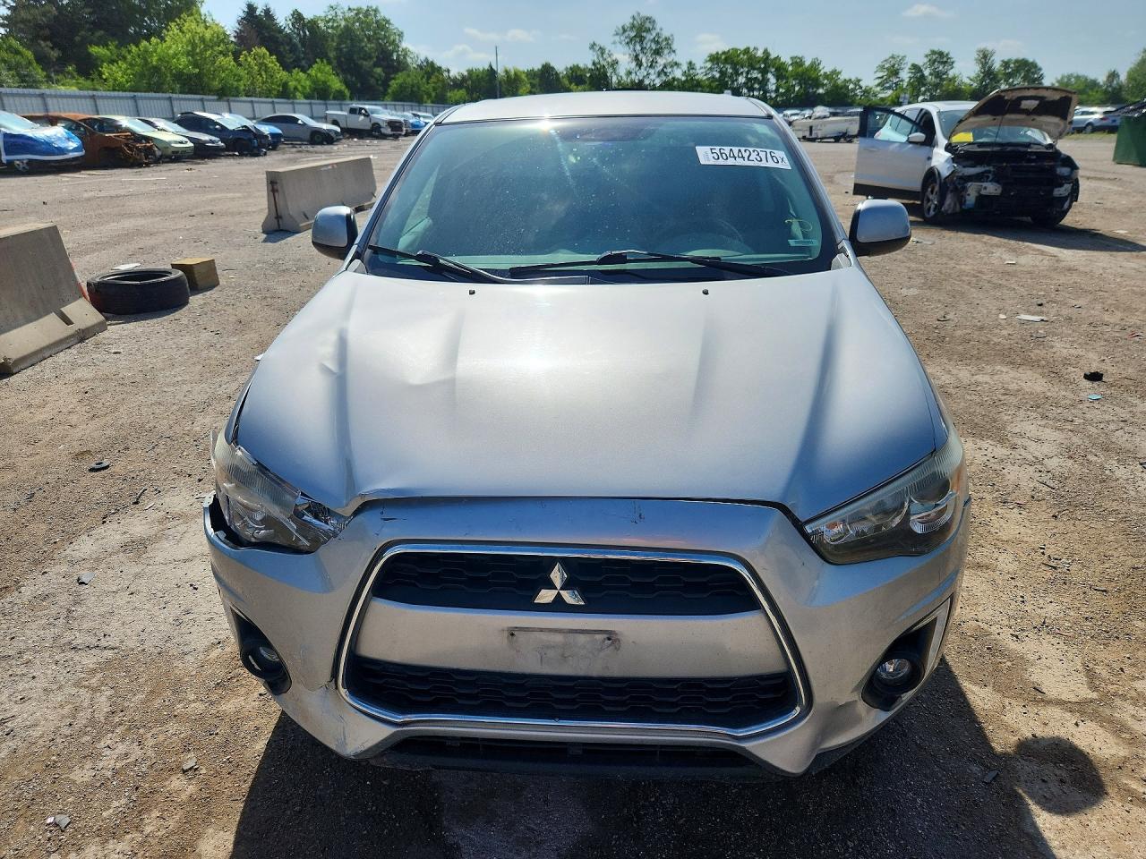 2015 Mitsubishi Outlander Sport Se Silver vin: 4A4AP4AU6FE035882