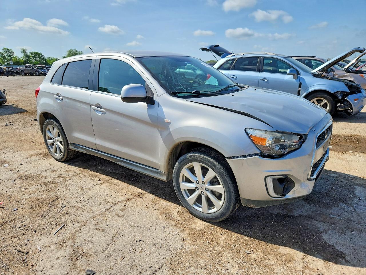 2015 Mitsubishi Outlander Sport Se Silver vin: 4A4AP4AU6FE035882