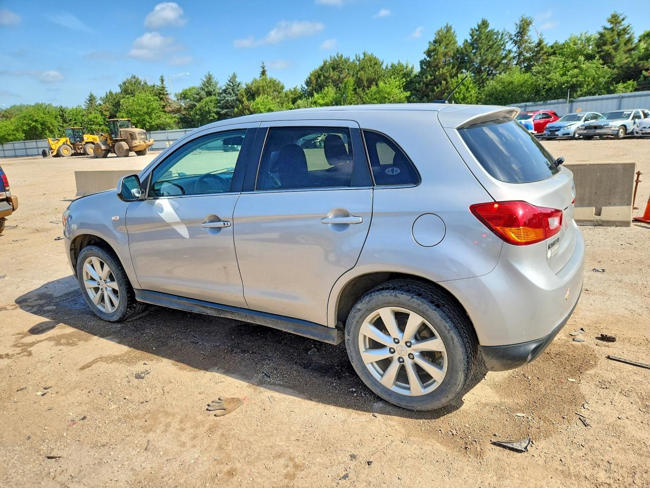 2015 Mitsubishi Outlander Sport Se Silver vin: 4A4AP4AU6FE035882