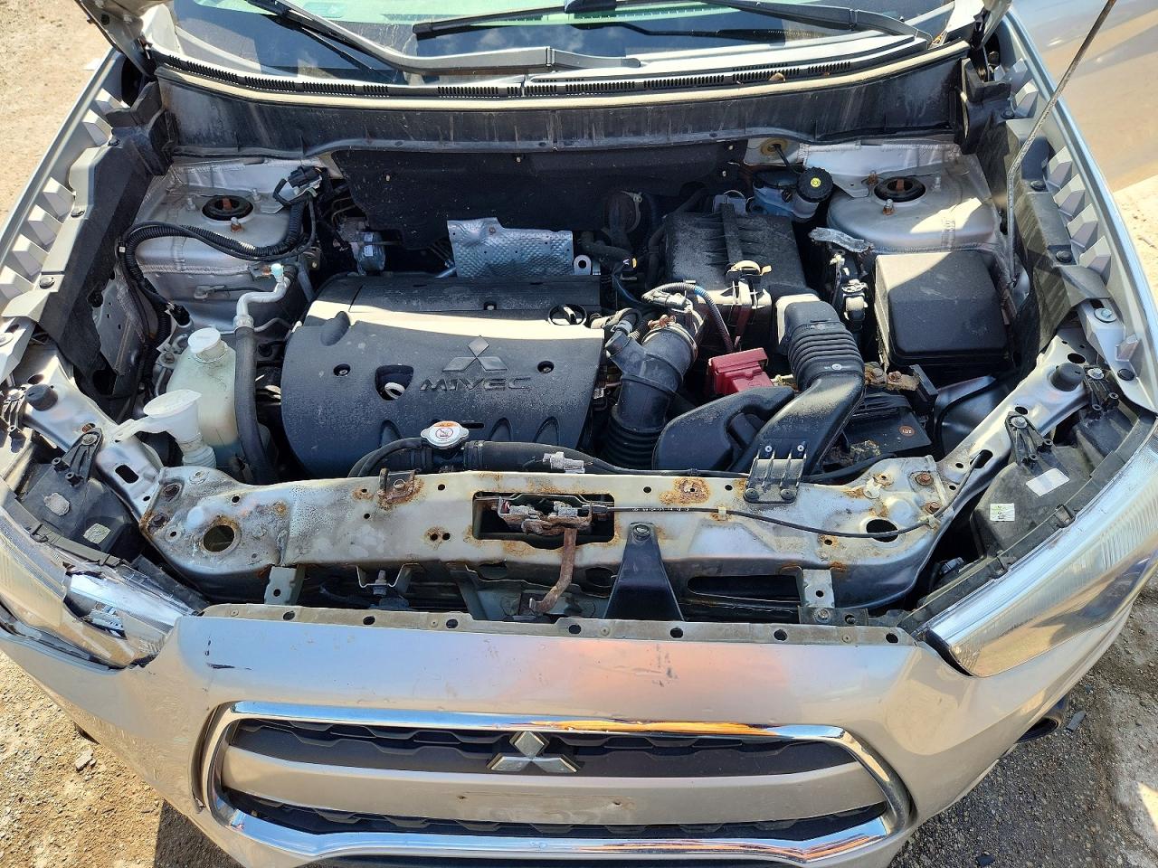 2015 Mitsubishi Outlander Sport Se Silver vin: 4A4AP4AU6FE035882