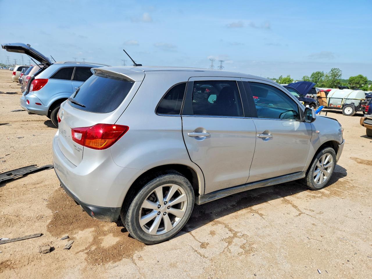 2015 Mitsubishi Outlander Sport Se Silver vin: 4A4AP4AU6FE035882