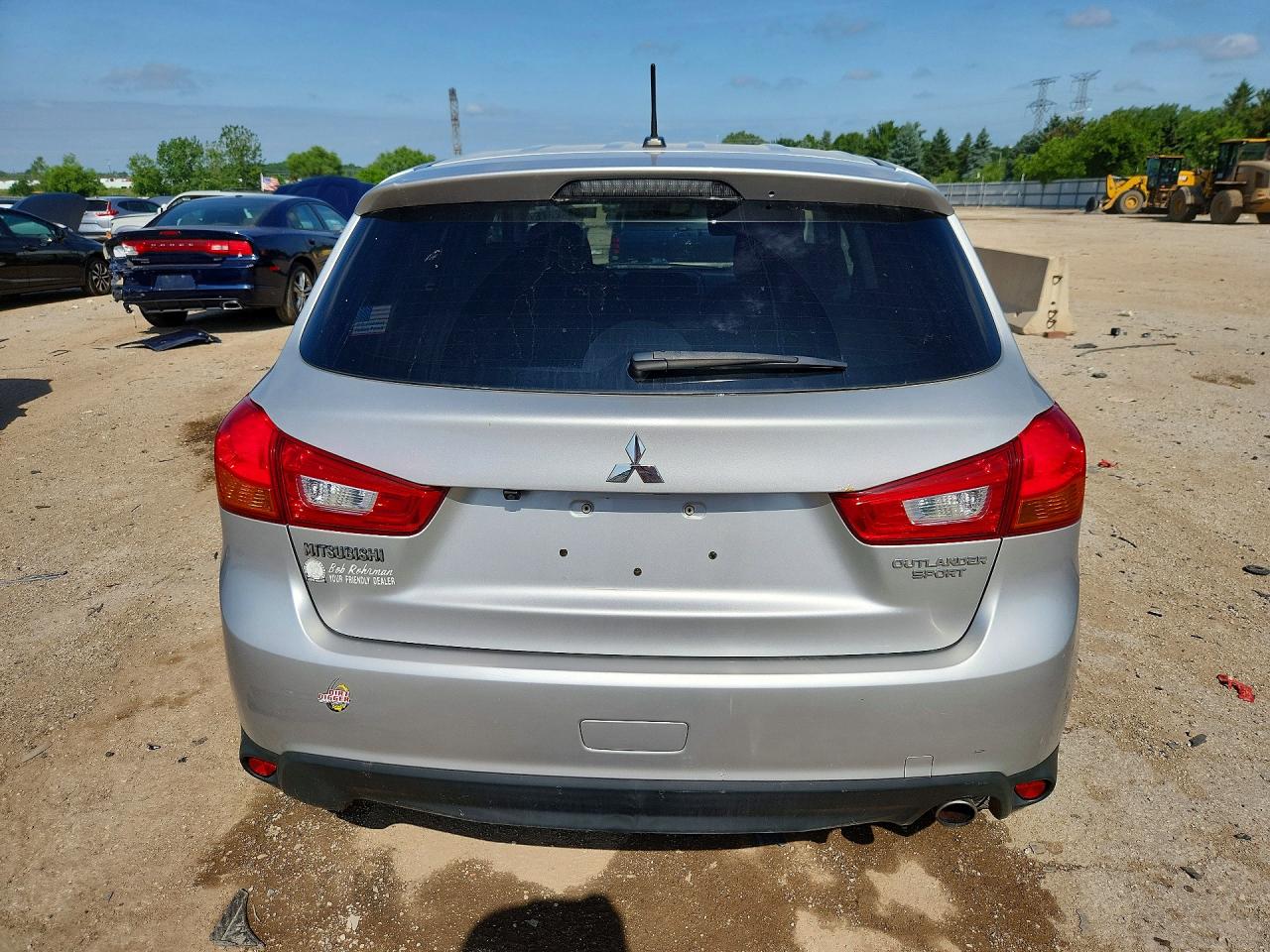 2015 Mitsubishi Outlander Sport Se Silver vin: 4A4AP4AU6FE035882