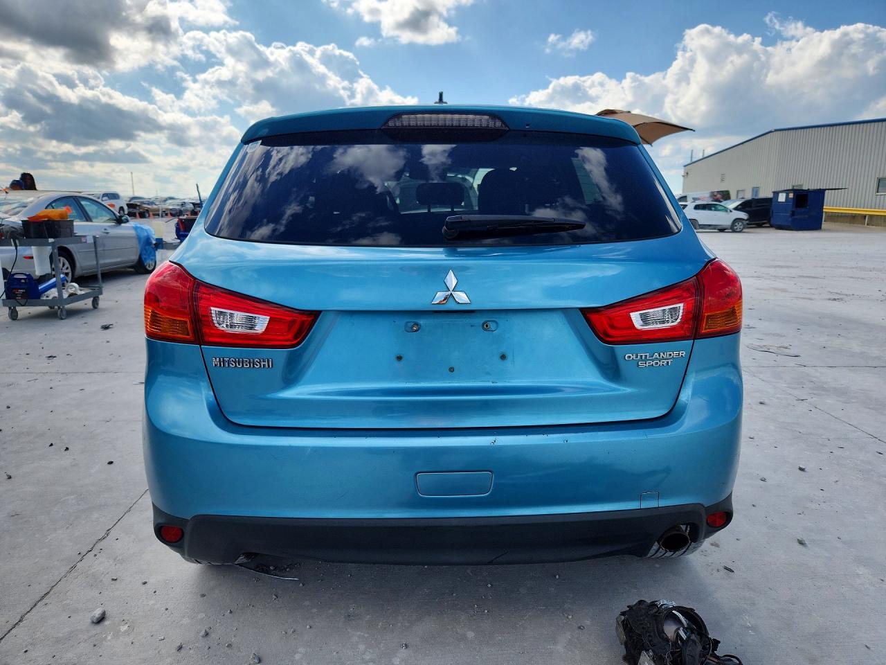 2013 Mitsubishi Outlander Sport Se Blue vin: 4A4AP4AU7DE020773