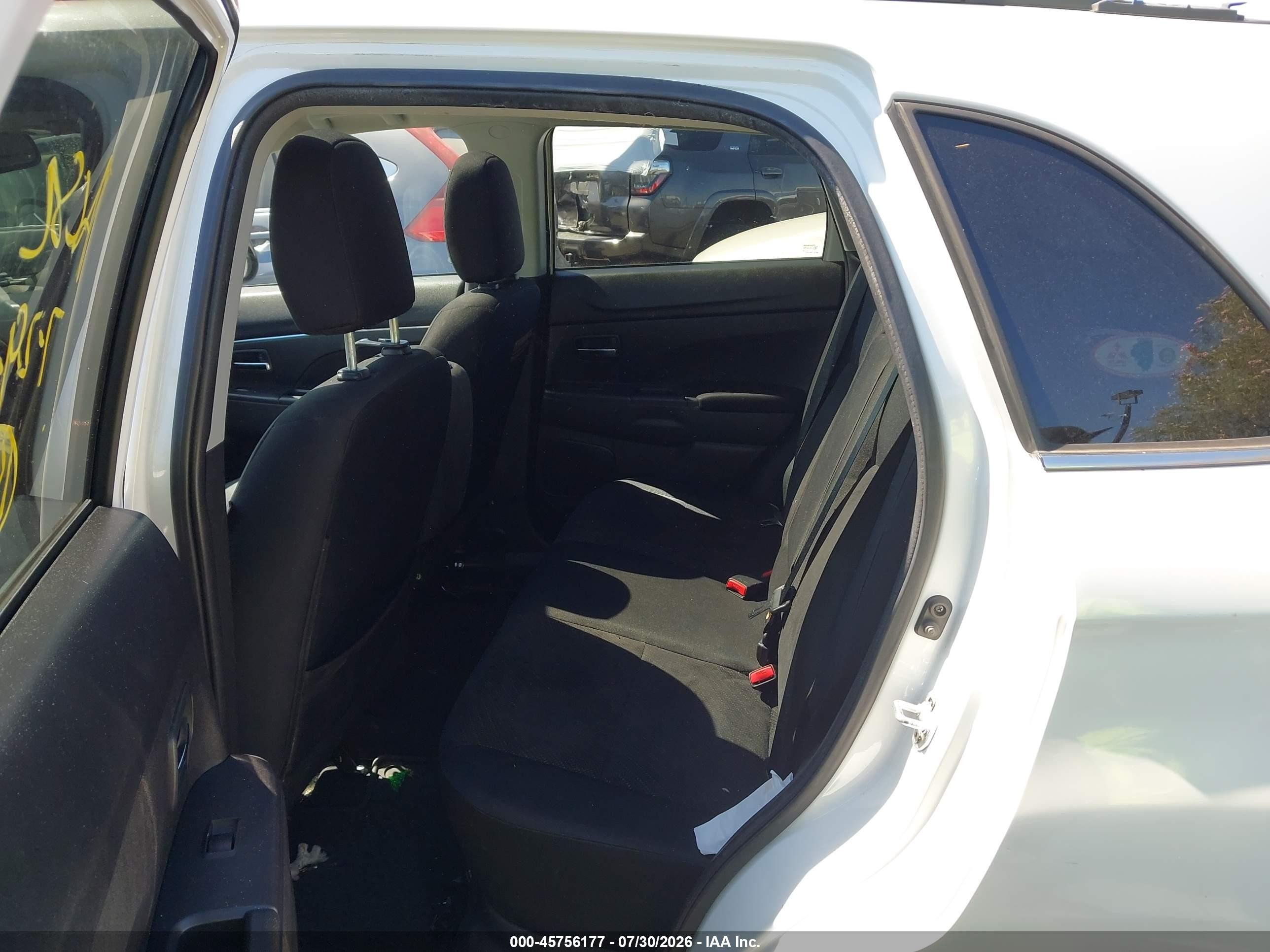 2014 Mitsubishi Outlander Sport Se White vin: 4A4AP4AU7EE003845