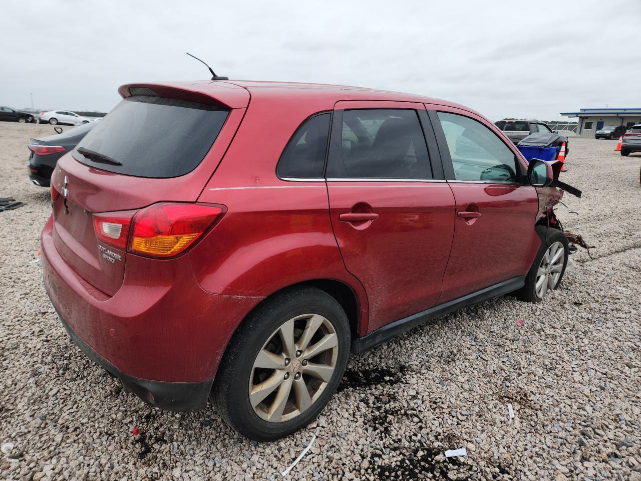 2014 Mitsubishi Outlander Sport Se Burgundy vin: 4A4AP4AU7EE012707