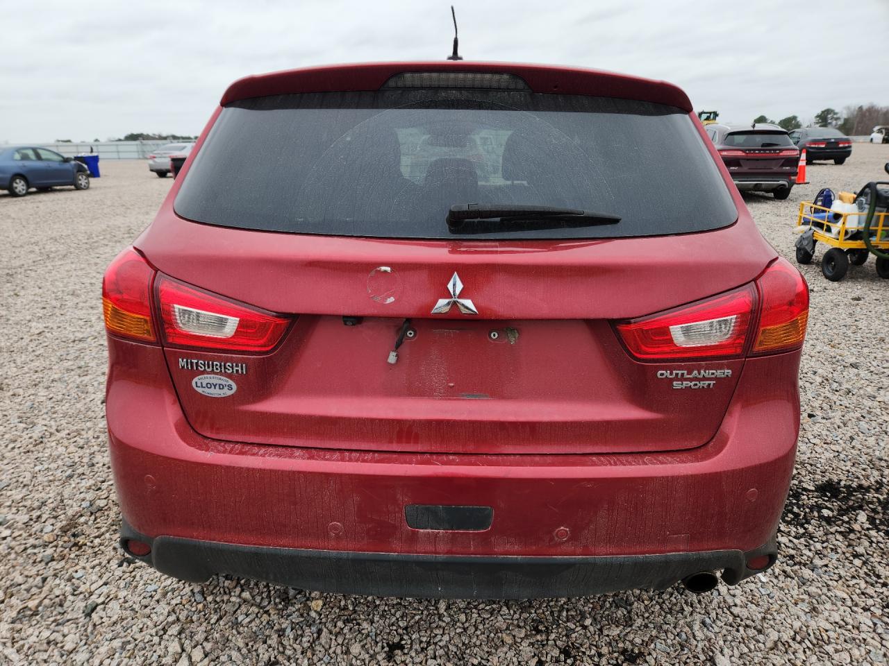 2014 Mitsubishi Outlander Sport Se Burgundy vin: 4A4AP4AU7EE012707