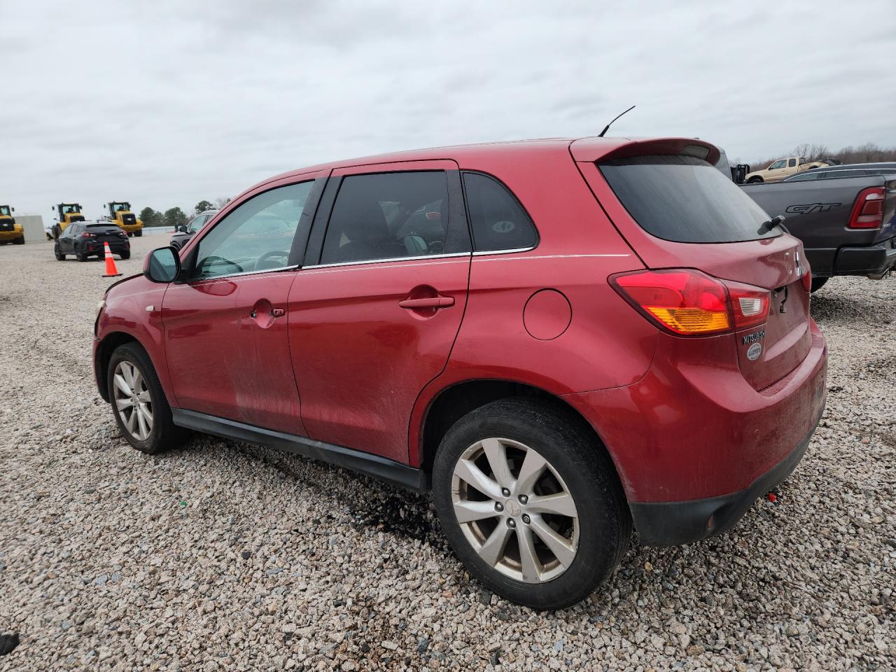 2014 Mitsubishi Outlander Sport Se Burgundy vin: 4A4AP4AU7EE012707
