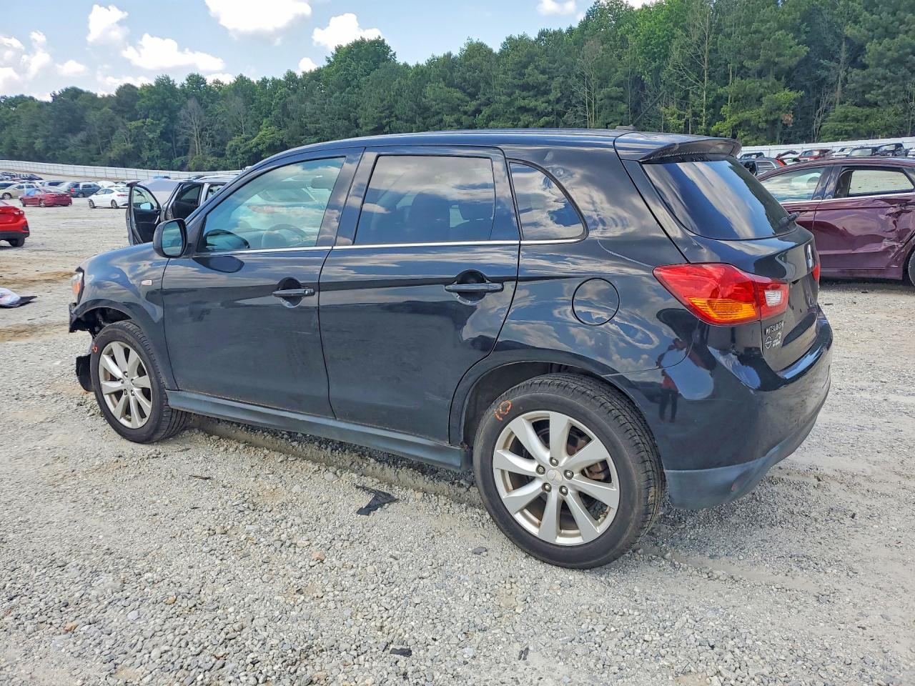 2015 Mitsubishi Outlander Sport Se Black vin: 4A4AP4AU7FE056451
