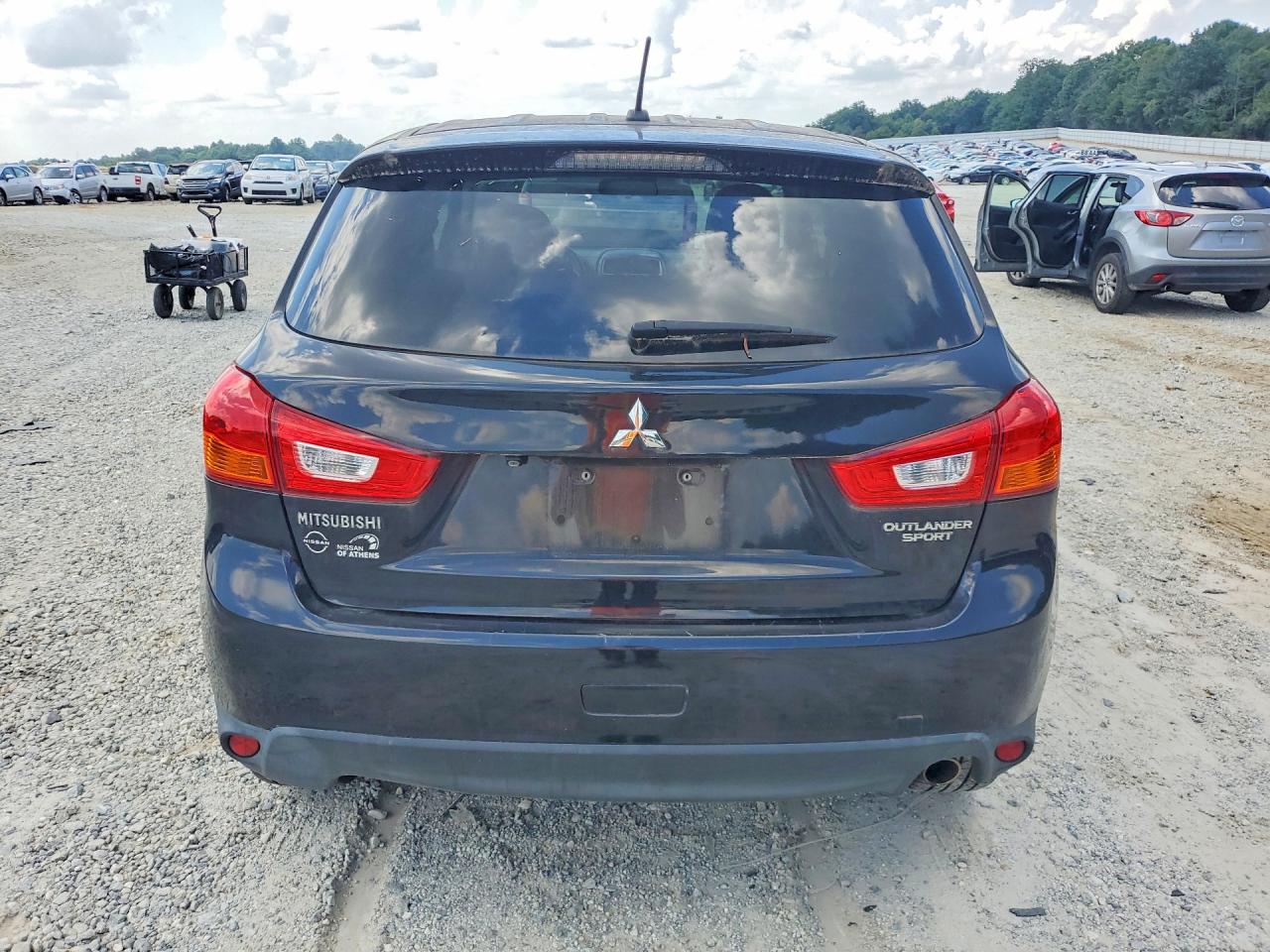 2015 Mitsubishi Outlander Sport Se Black vin: 4A4AP4AU7FE056451