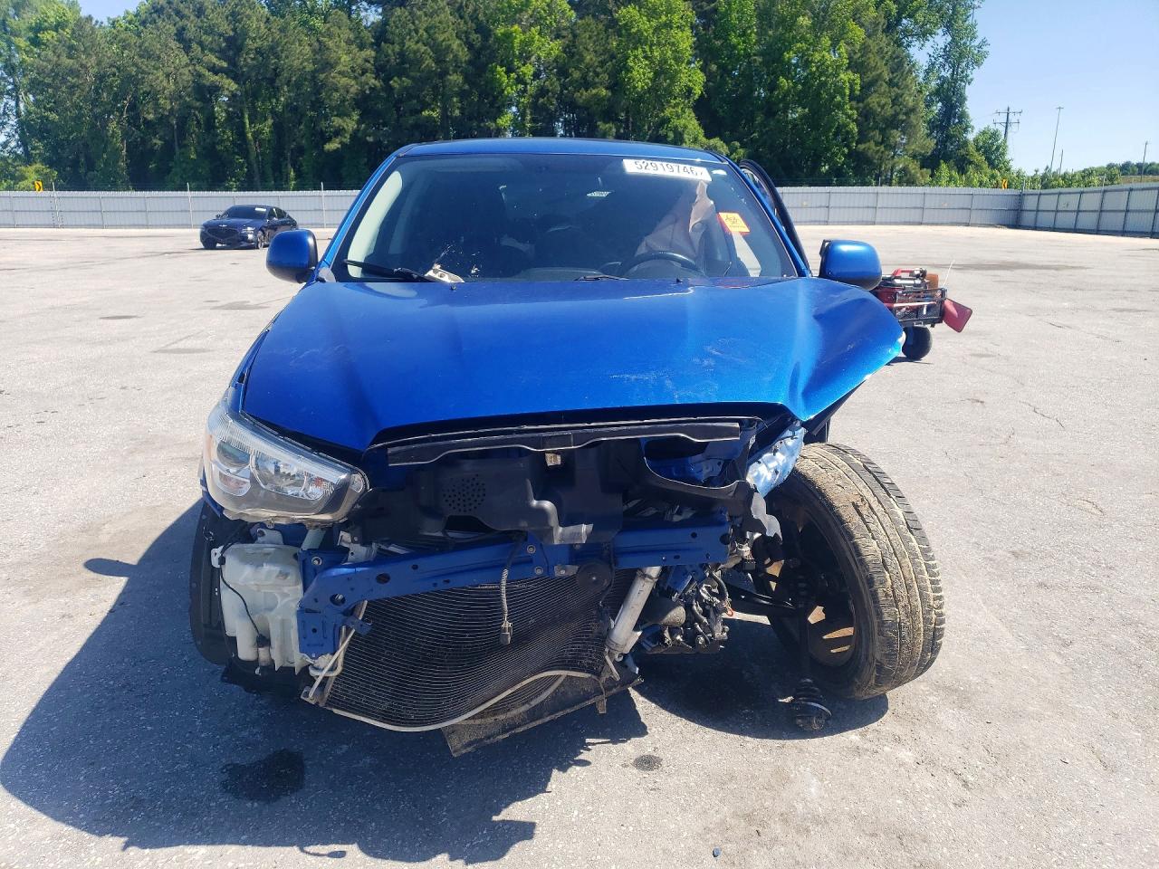 2015 Mitsubishi Outlander Sport Se Blue vin: 4A4AP4AU7FE062749