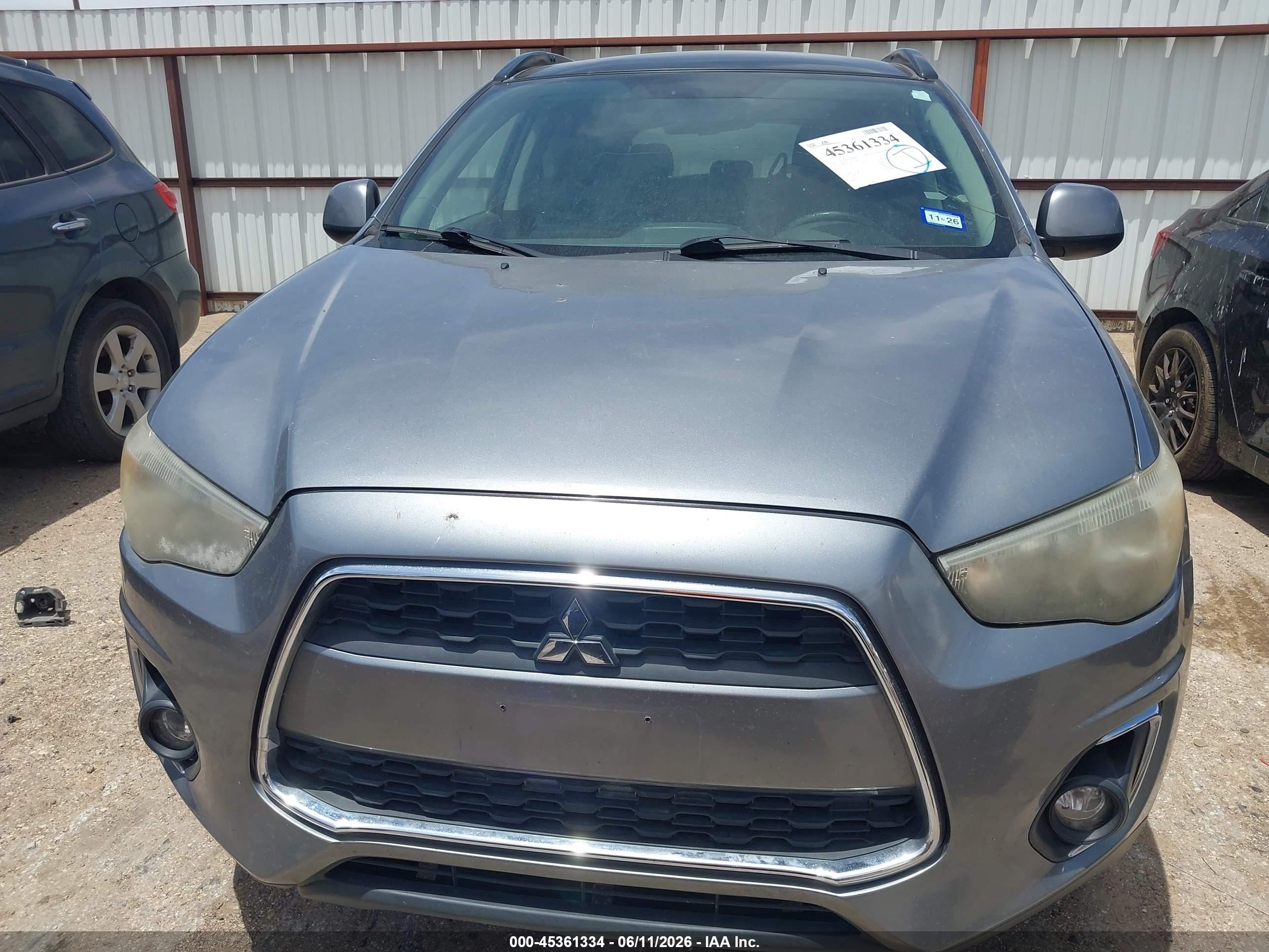 2013 Mitsubishi Outlander Sport Se Silver vin: 4A4AP4AU8DE019387