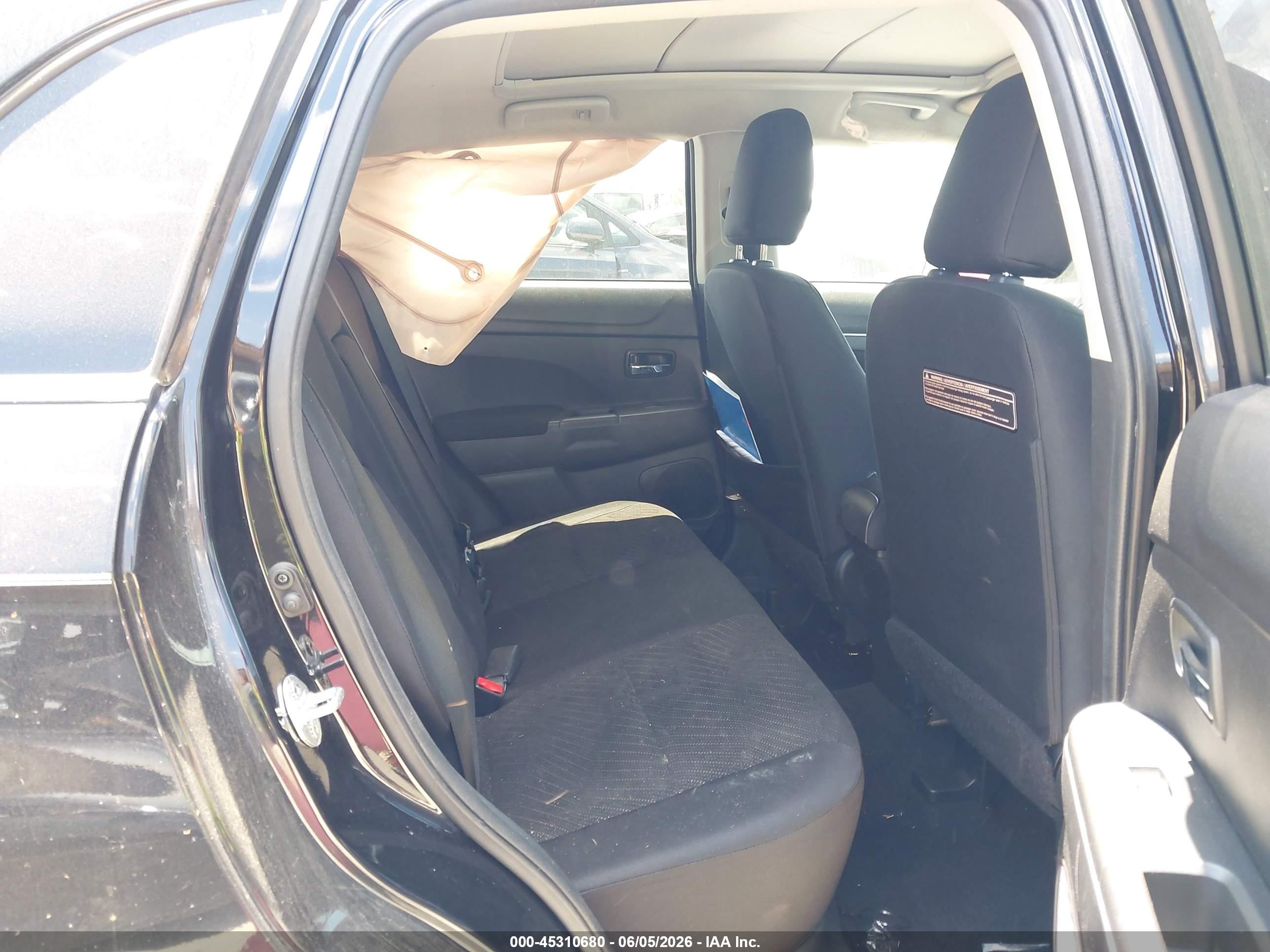 2014 Mitsubishi Outlander Sport Se Черный vin: 4A4AP4AU8EE002512