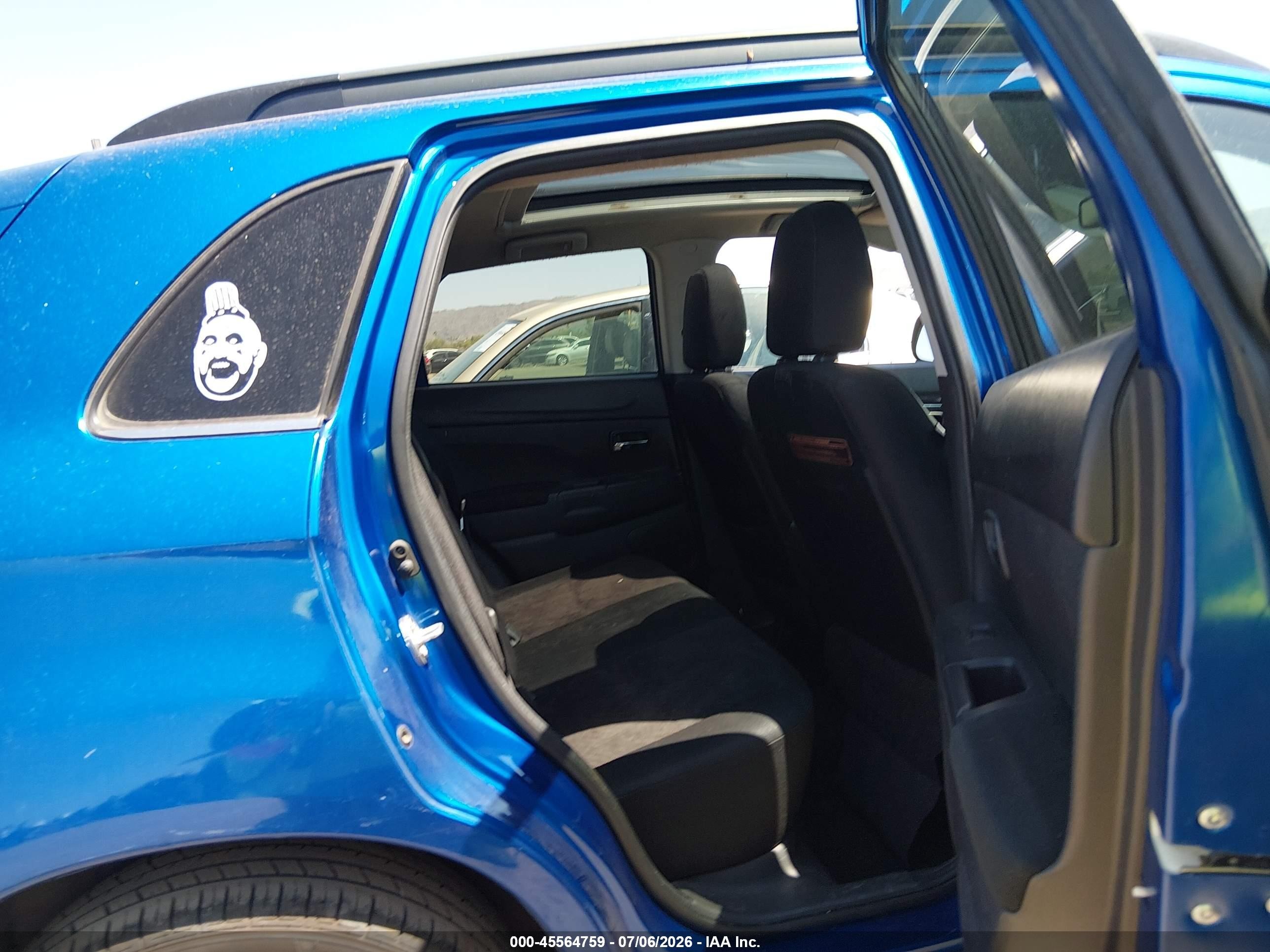 2015 Mitsubishi Outlander Sport Se Blue vin: 4A4AP4AU8FE005735
