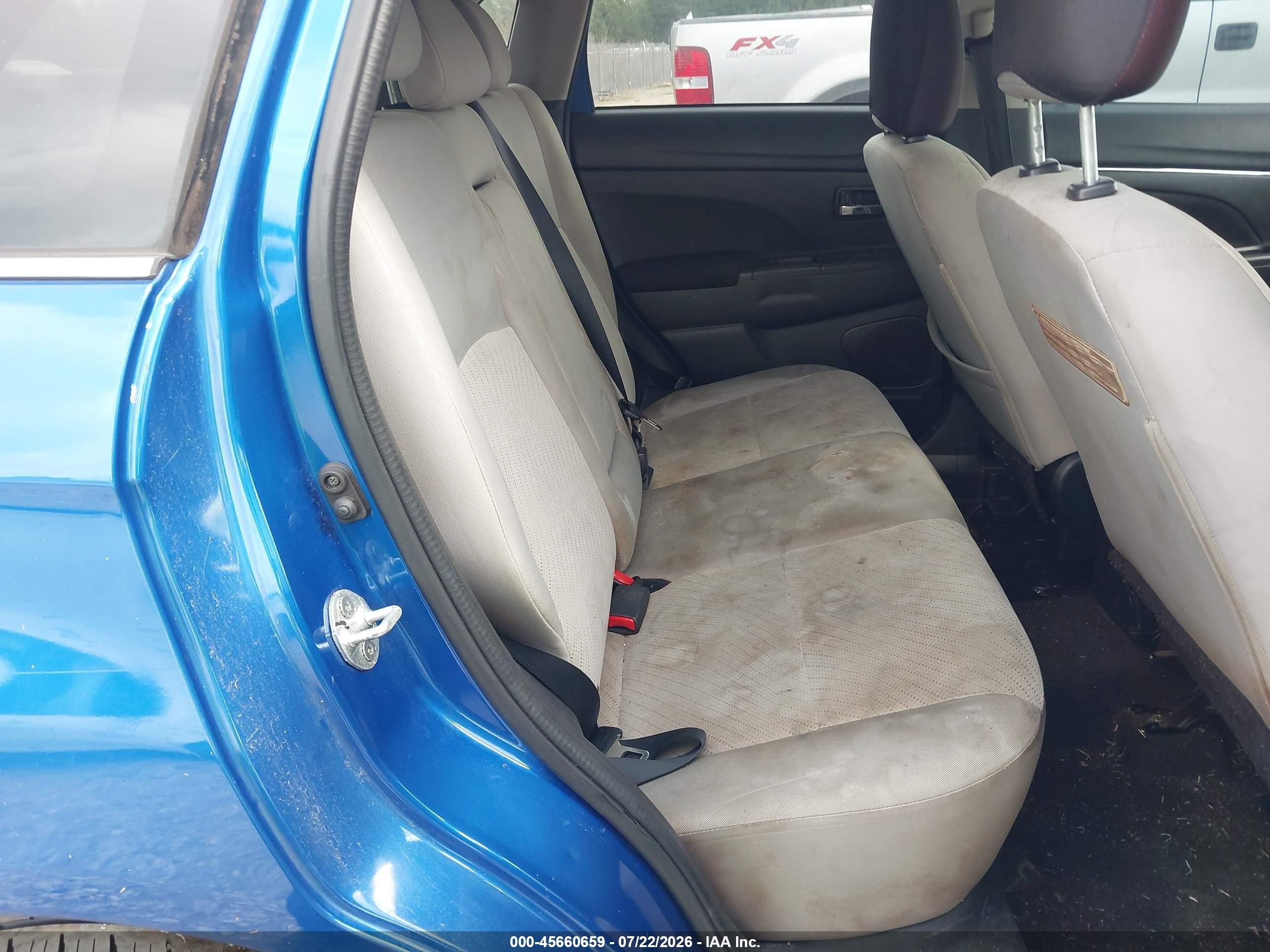 2015 Mitsubishi Outlander Sport Se Blue vin: 4A4AP4AU8FE057446