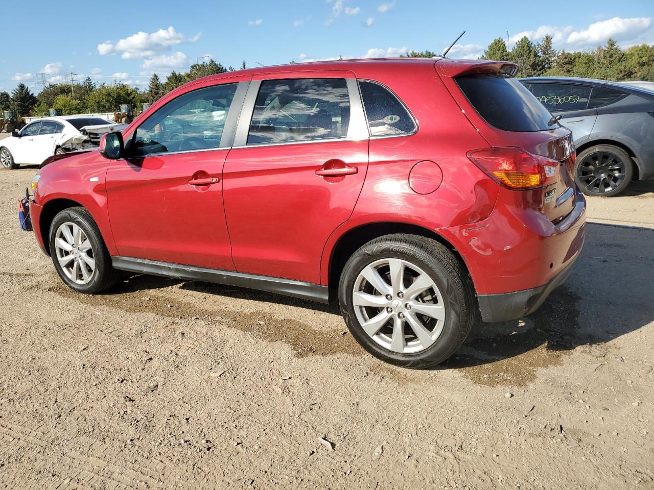 2015 Mitsubishi Outlander Sport Se Red vin: 4A4AP4AU8FE059066