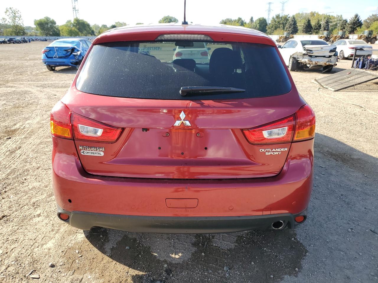2015 Mitsubishi Outlander Sport Se Red vin: 4A4AP4AU8FE059066