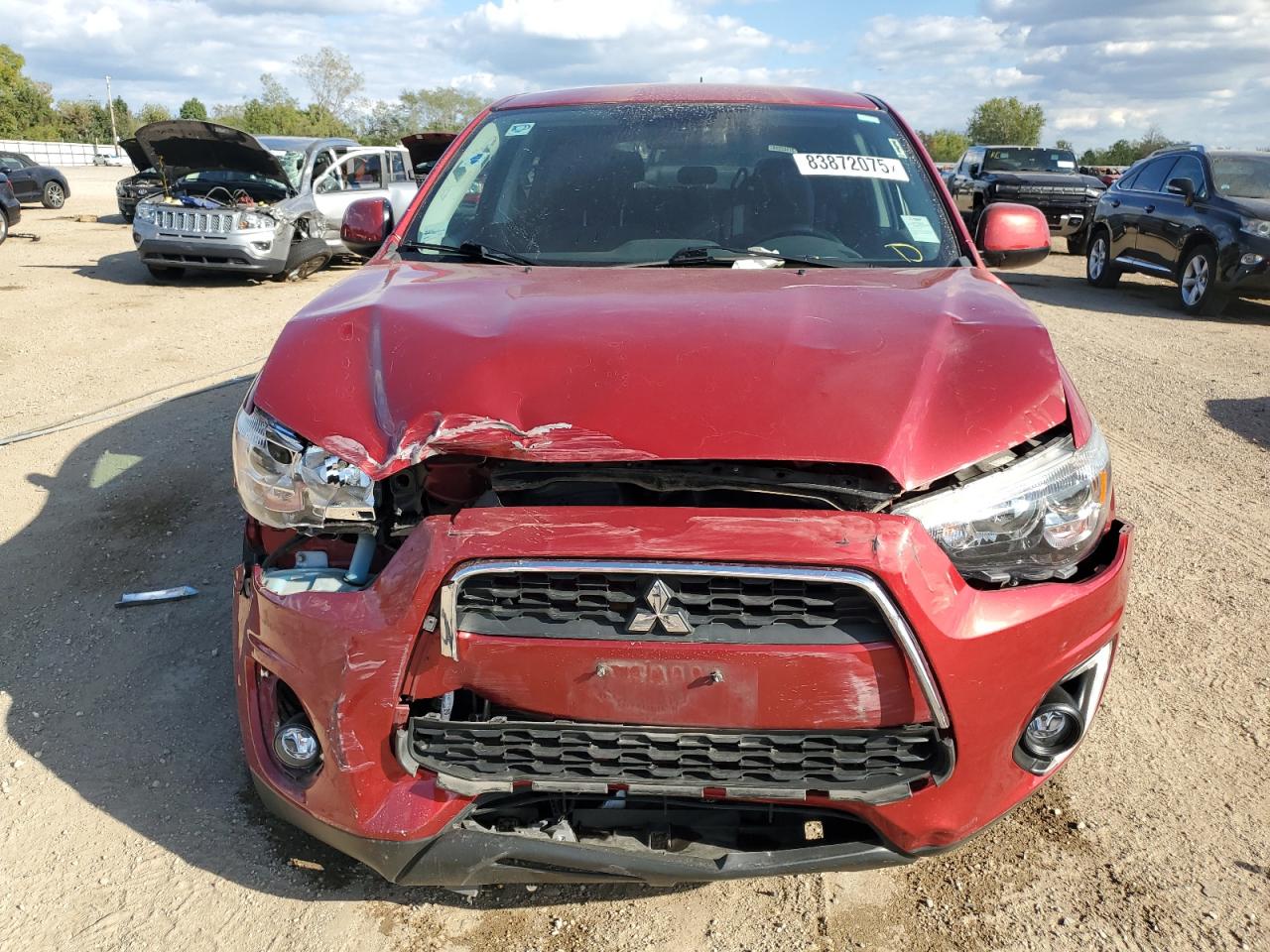 2015 Mitsubishi Outlander Sport Se Red vin: 4A4AP4AU8FE059066