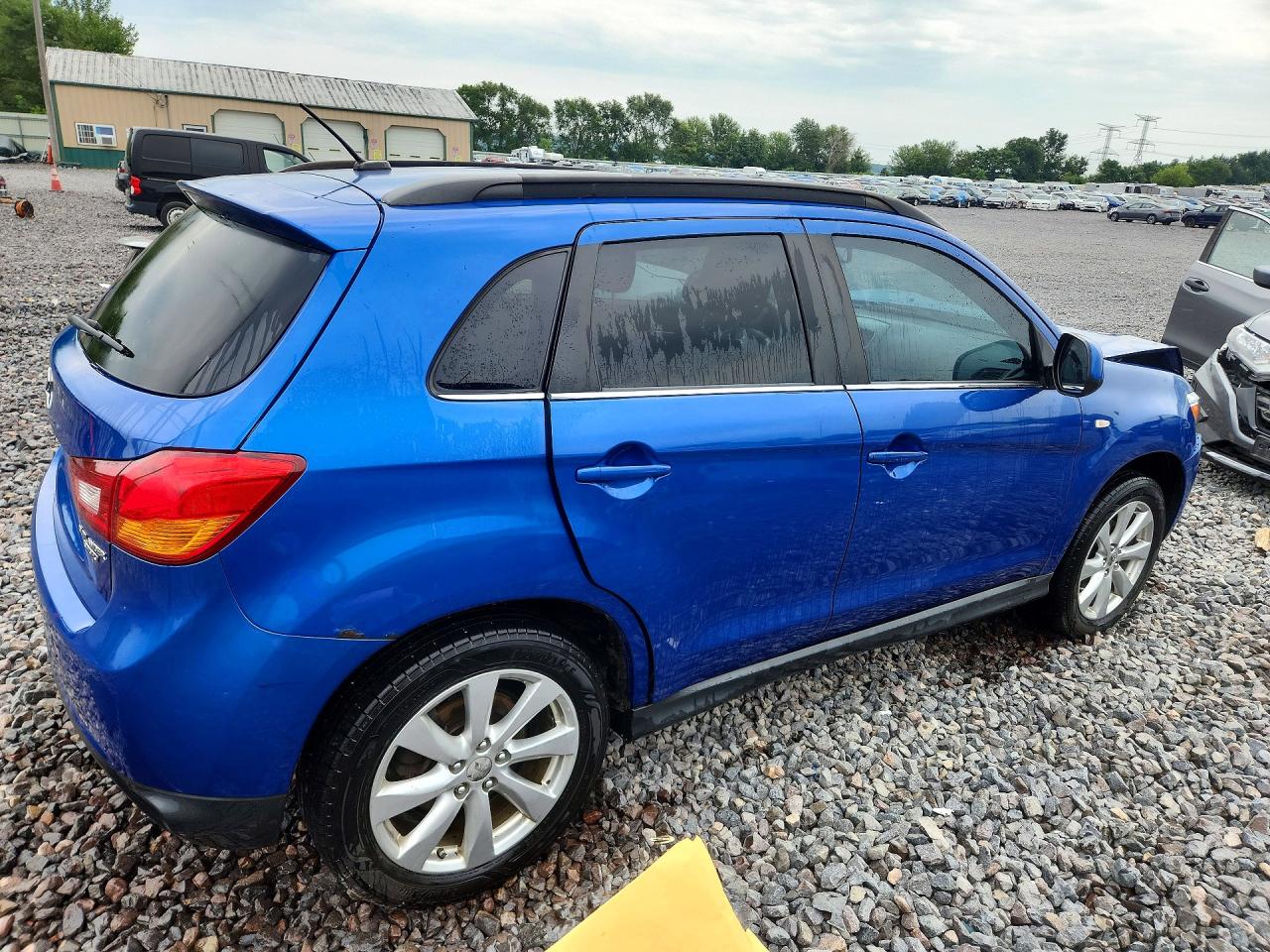 2015 Mitsubishi Outlander Sport Se Blue vin: 4A4AP4AU8FE059925
