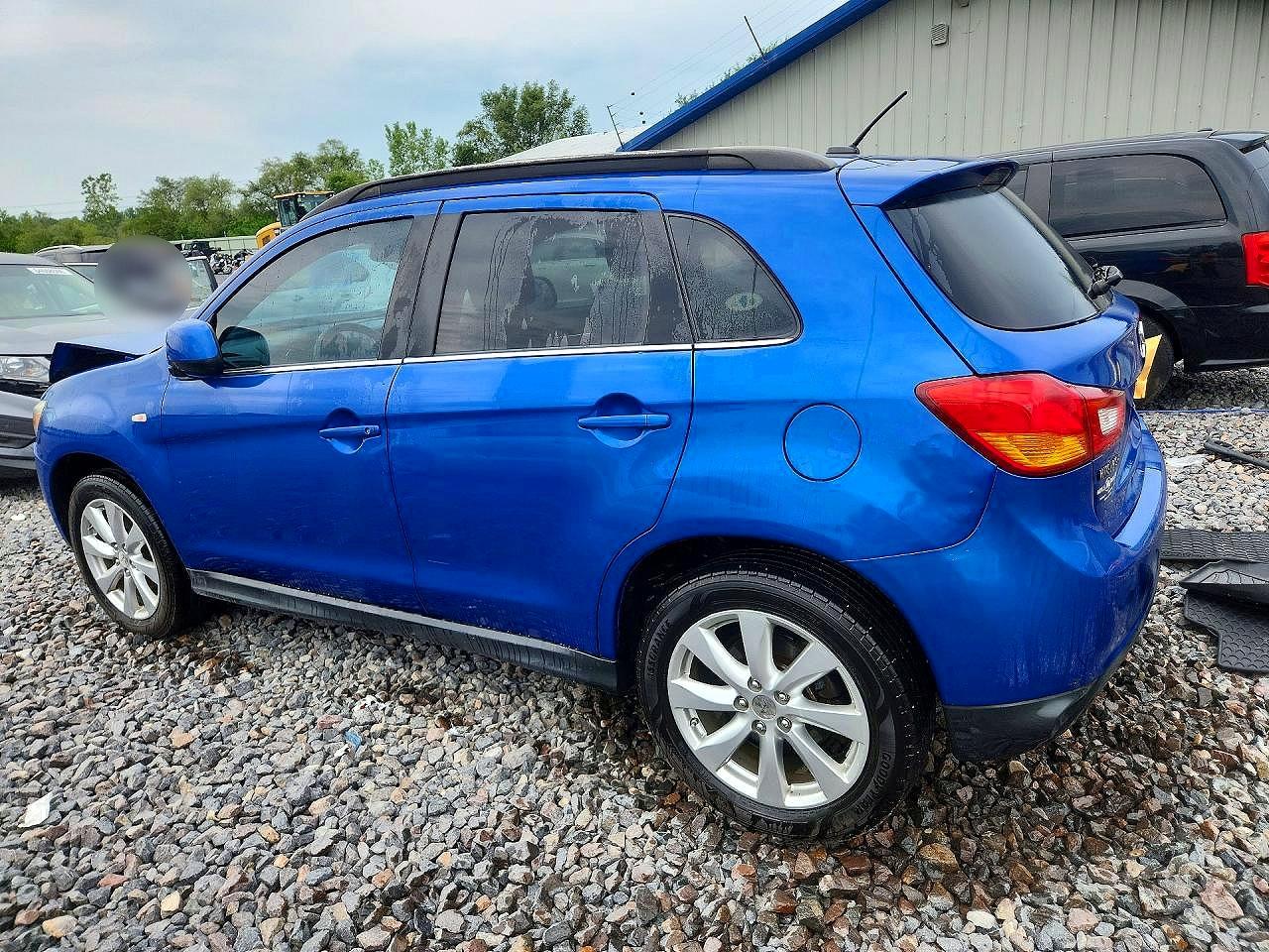 2015 Mitsubishi Outlander Sport Se Blue vin: 4A4AP4AU8FE059925
