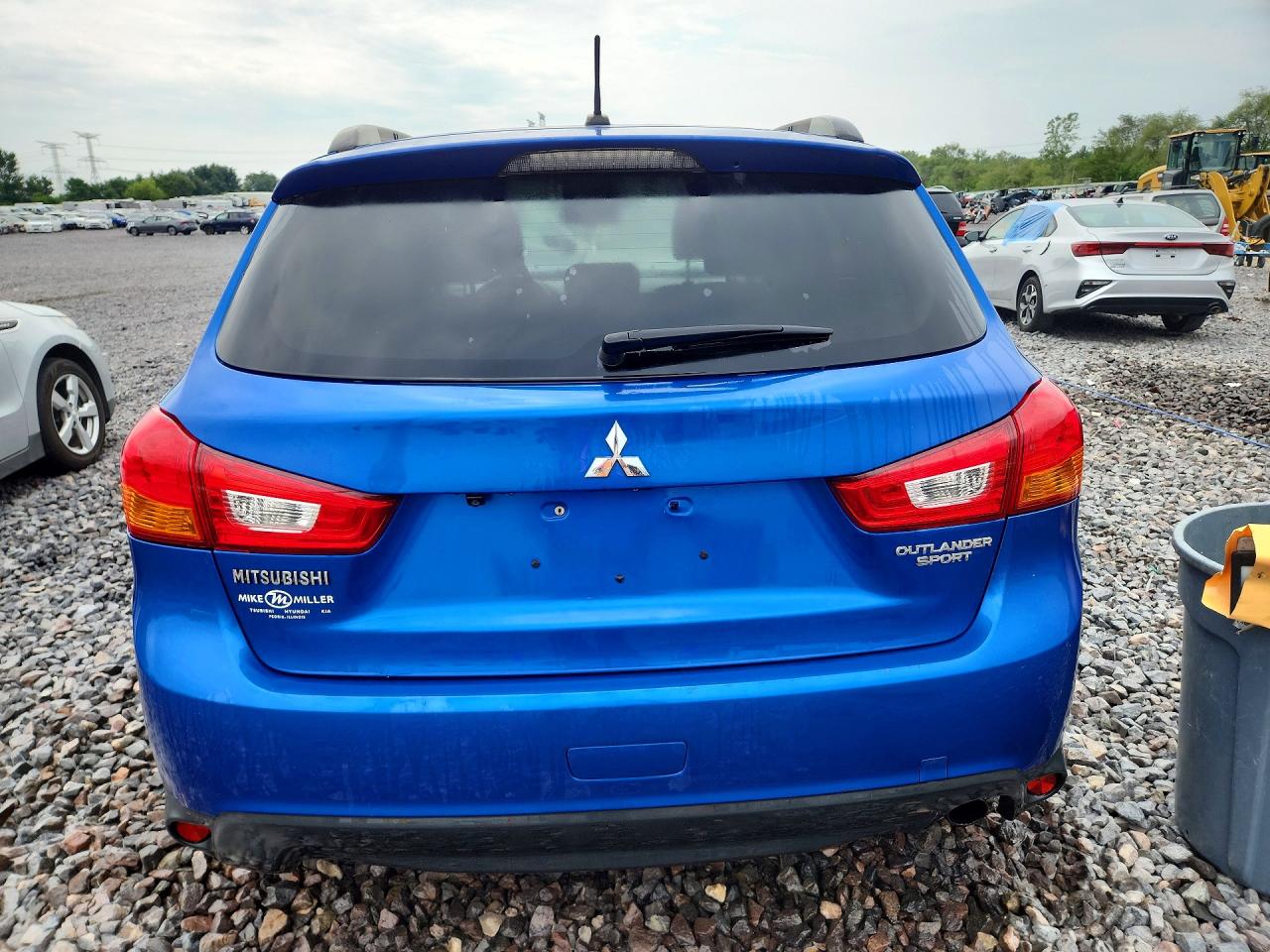 2015 Mitsubishi Outlander Sport Se Blue vin: 4A4AP4AU8FE059925