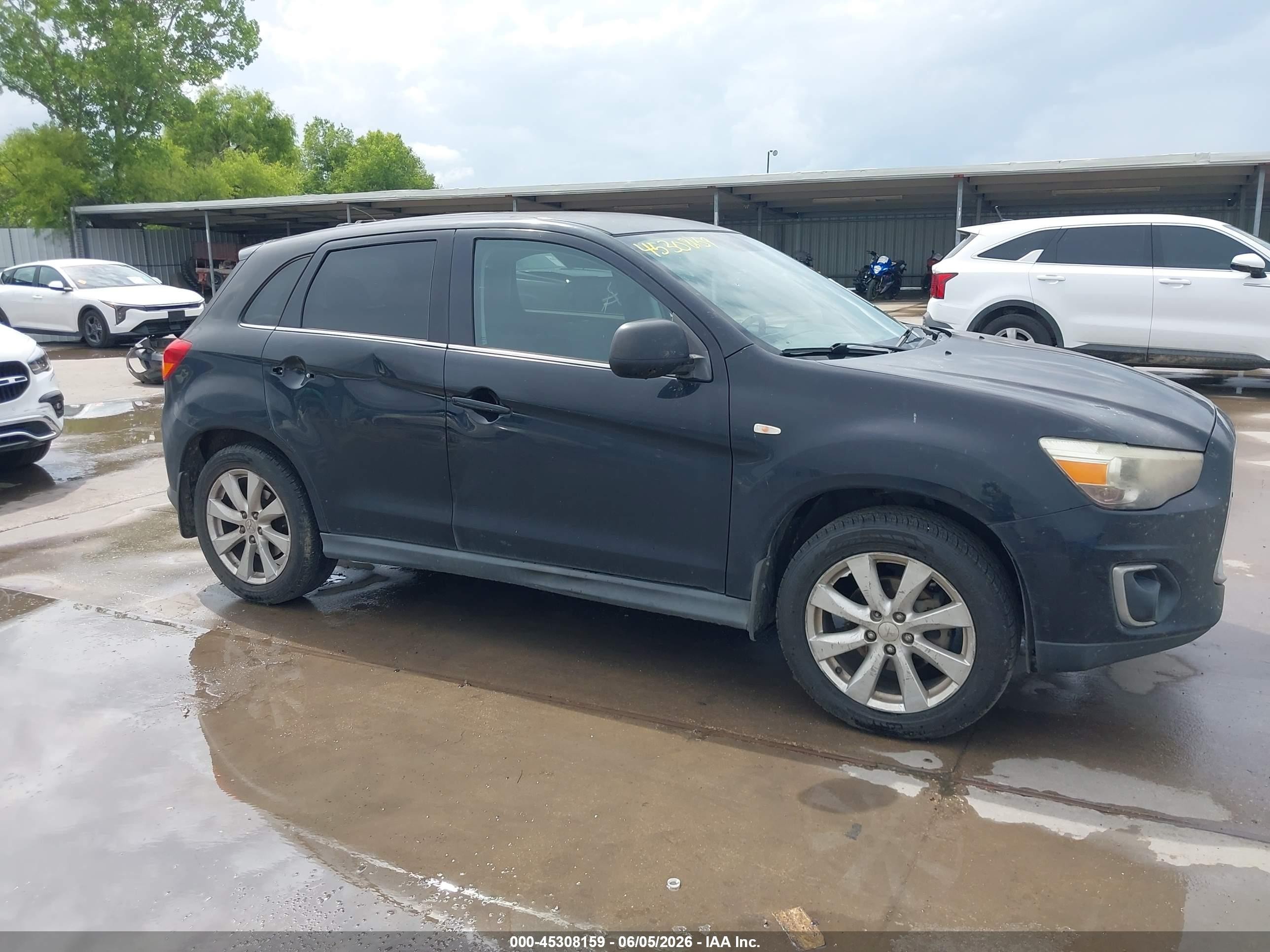 2013 Mitsubishi Outlander Sport Se Black vin: 4A4AP4AU9DE005157