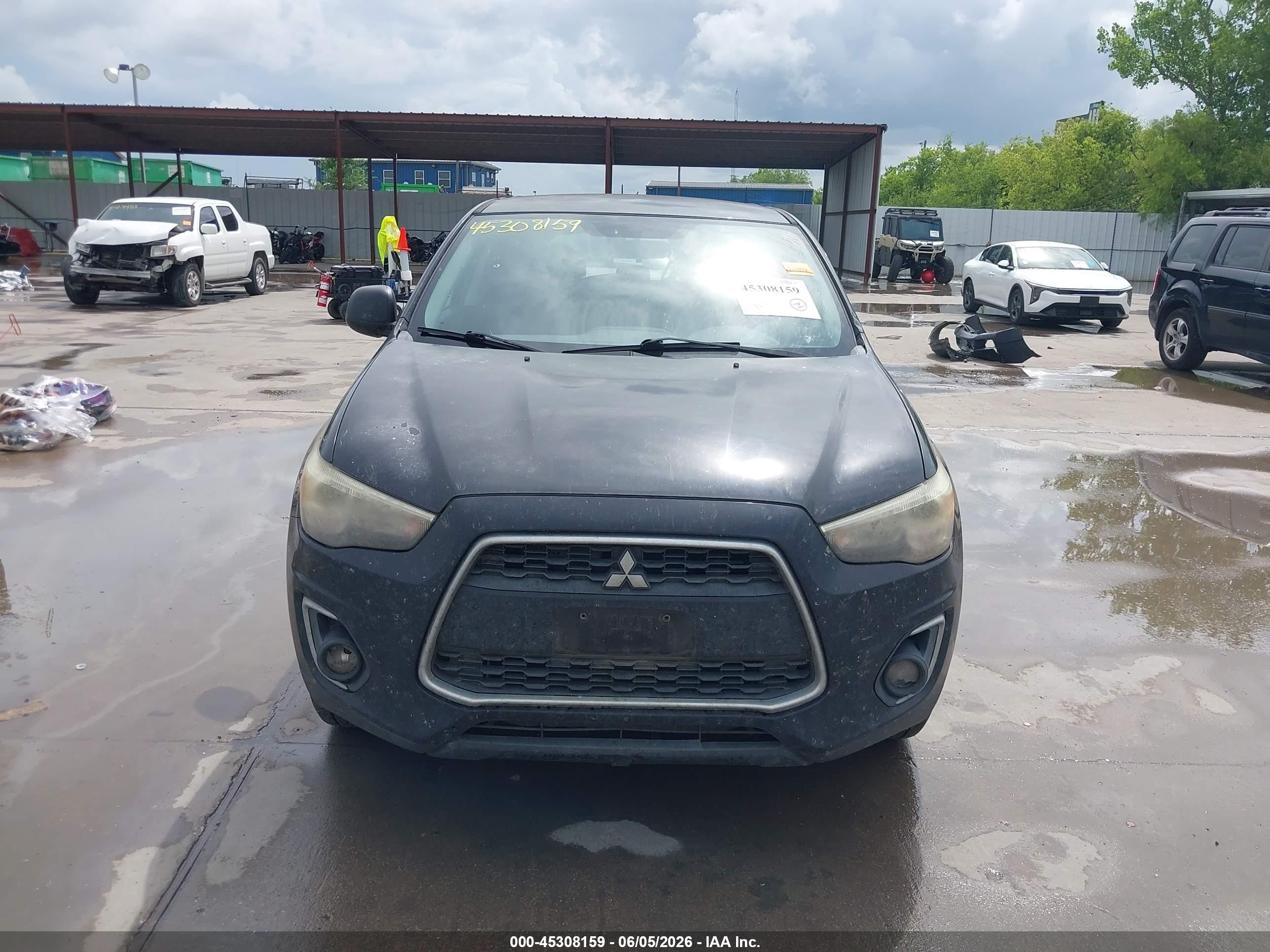 2013 Mitsubishi Outlander Sport Se Black vin: 4A4AP4AU9DE005157