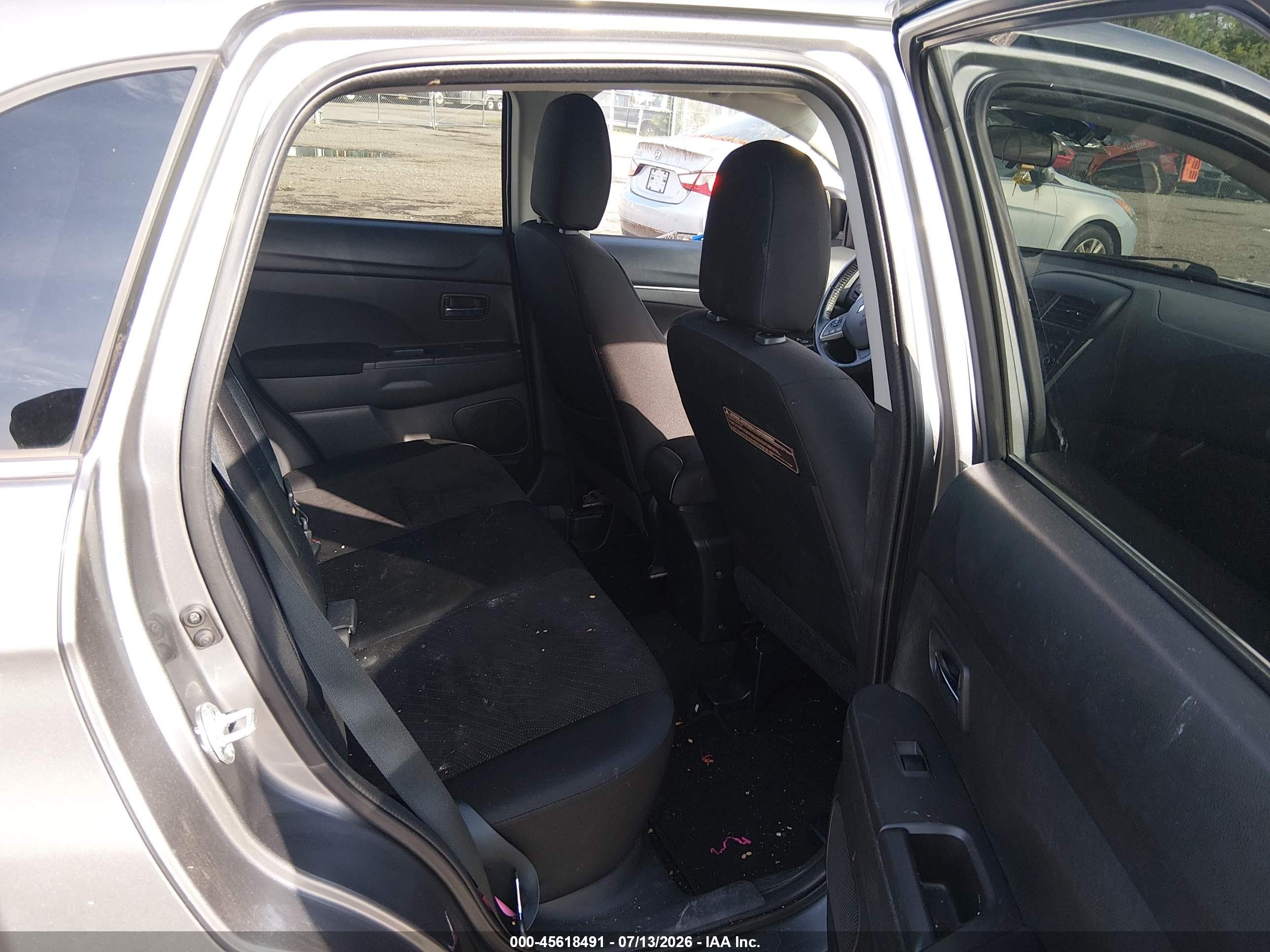 2014 Mitsubishi Outlander Sport Se Gray vin: 4A4AP4AU9EE005645