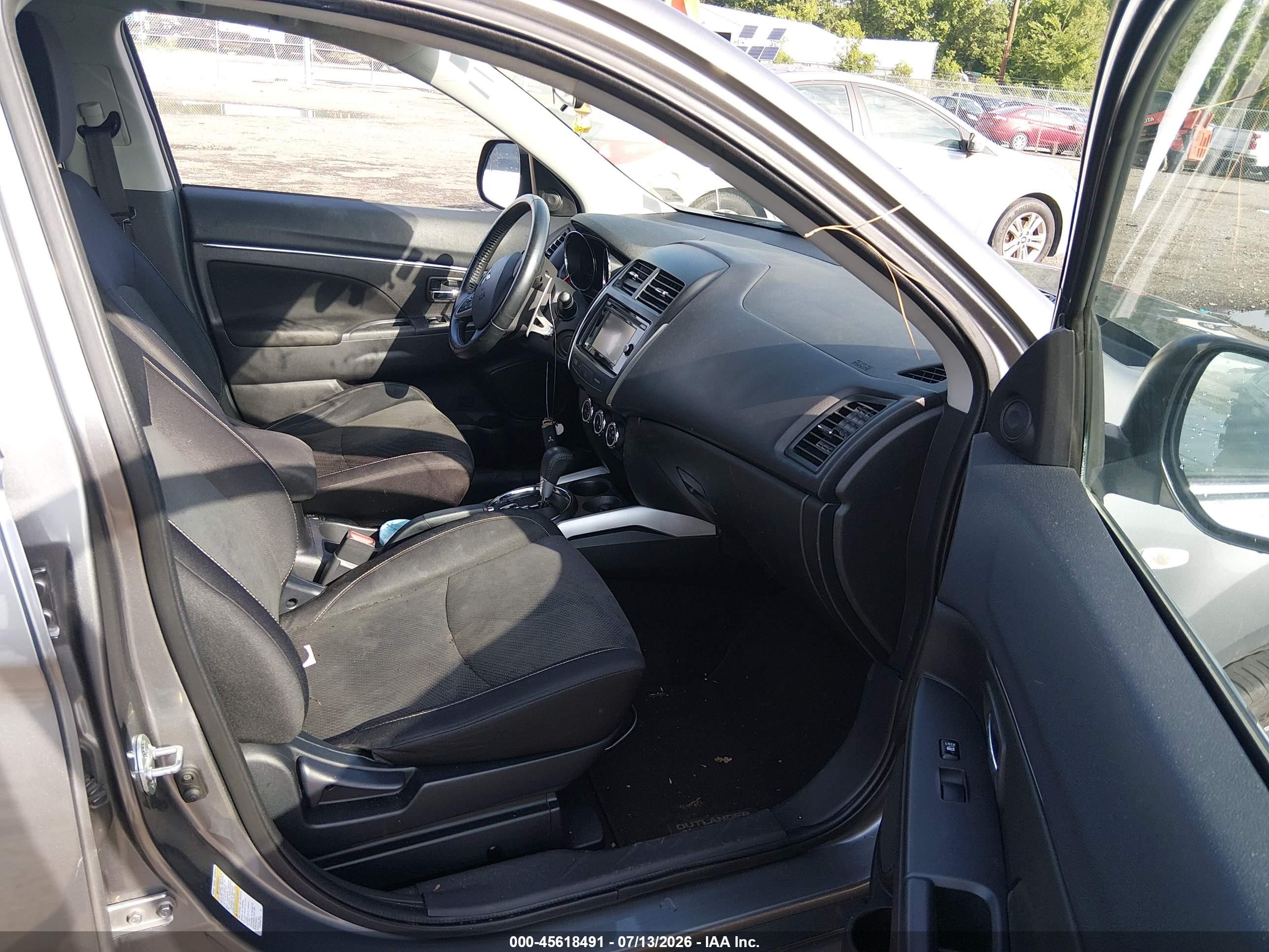 2014 Mitsubishi Outlander Sport Se Gray vin: 4A4AP4AU9EE005645