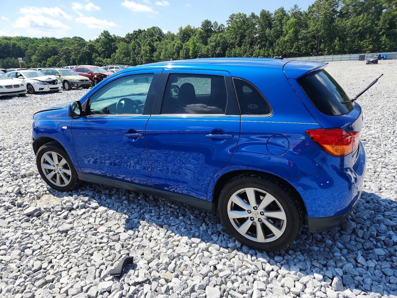 2015 Mitsubishi Outlander Sport Se Blue vin: 4A4AP4AU9FE054278