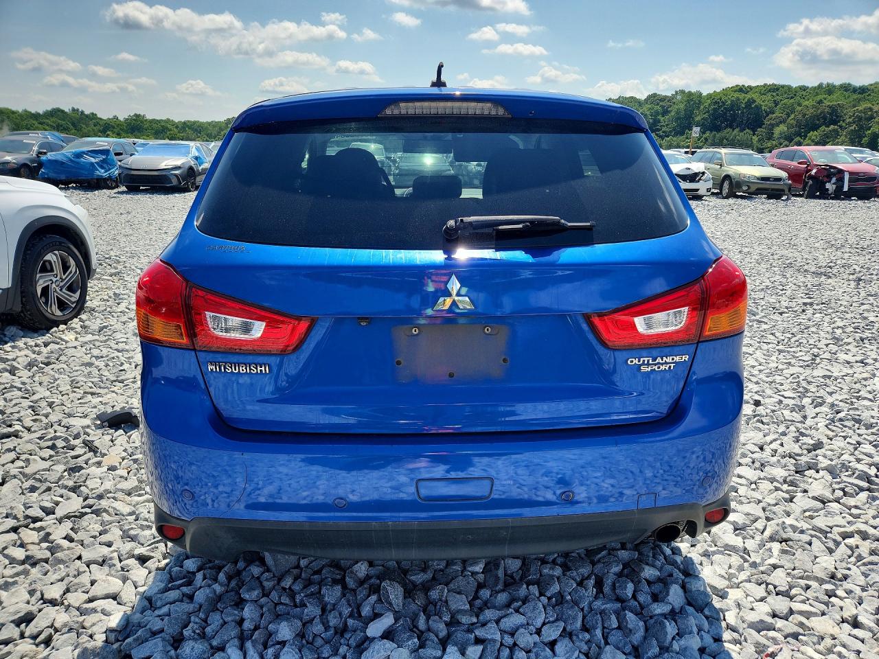 2015 Mitsubishi Outlander Sport Se Blue vin: 4A4AP4AU9FE054278