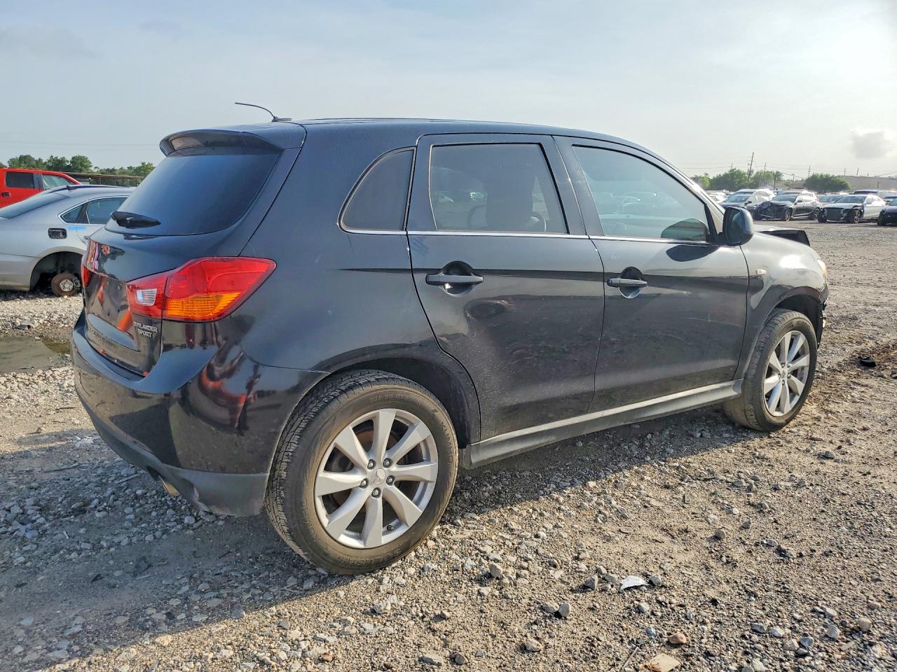 2014 Mitsubishi Outlander Sport Se Black vin: 4A4AP4AUXEE002026