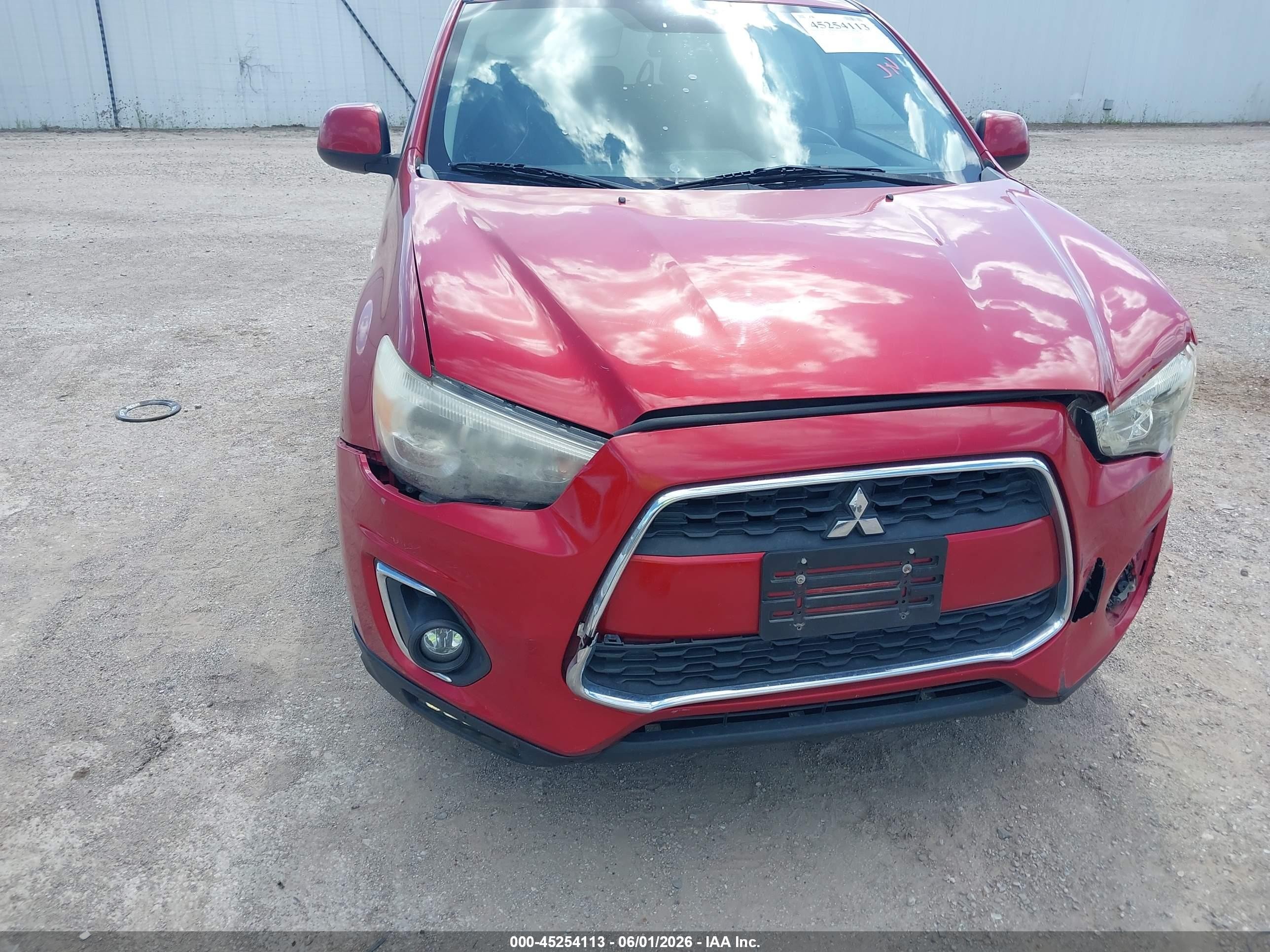 2014 Mitsubishi Outlander Sport Se Red vin: 4A4AP4AUXEE004861