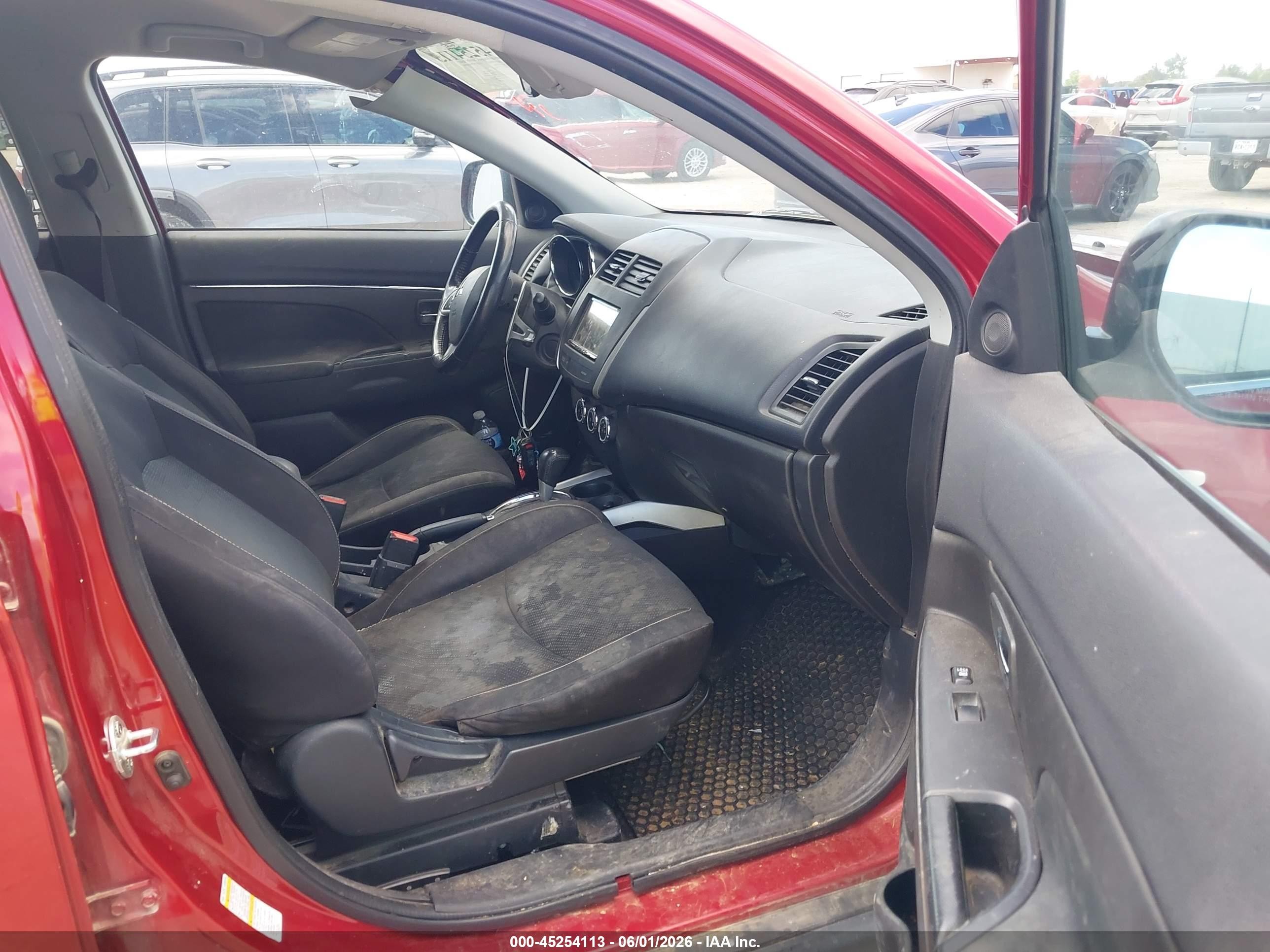 2014 Mitsubishi Outlander Sport Se Red vin: 4A4AP4AUXEE004861
