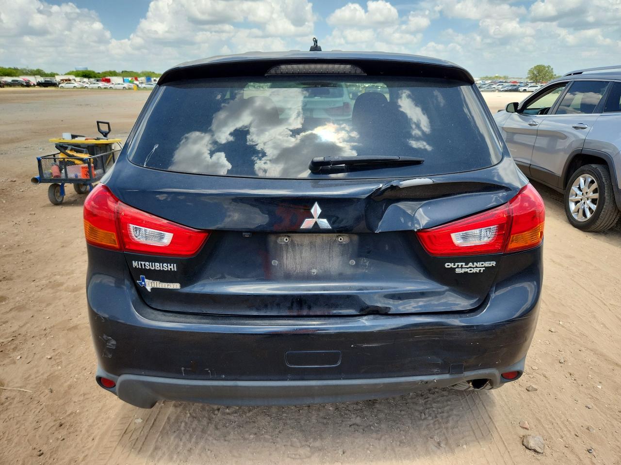 2015 Mitsubishi Outlander Sport Se Black vin: 4A4AP4AUXFE019443