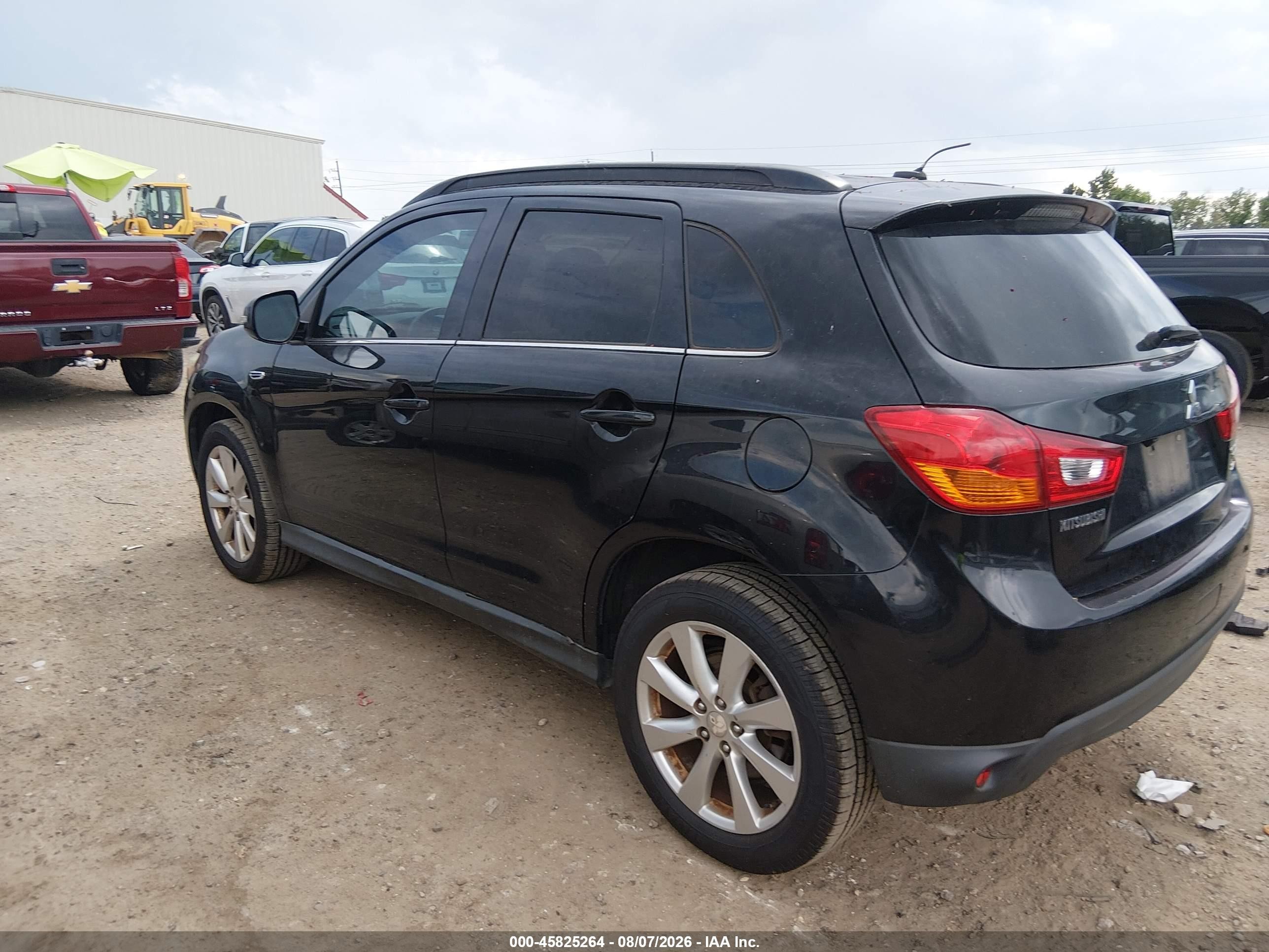 2015 Mitsubishi Outlander Sport Gt Black vin: 4A4AP4AW0FE025995