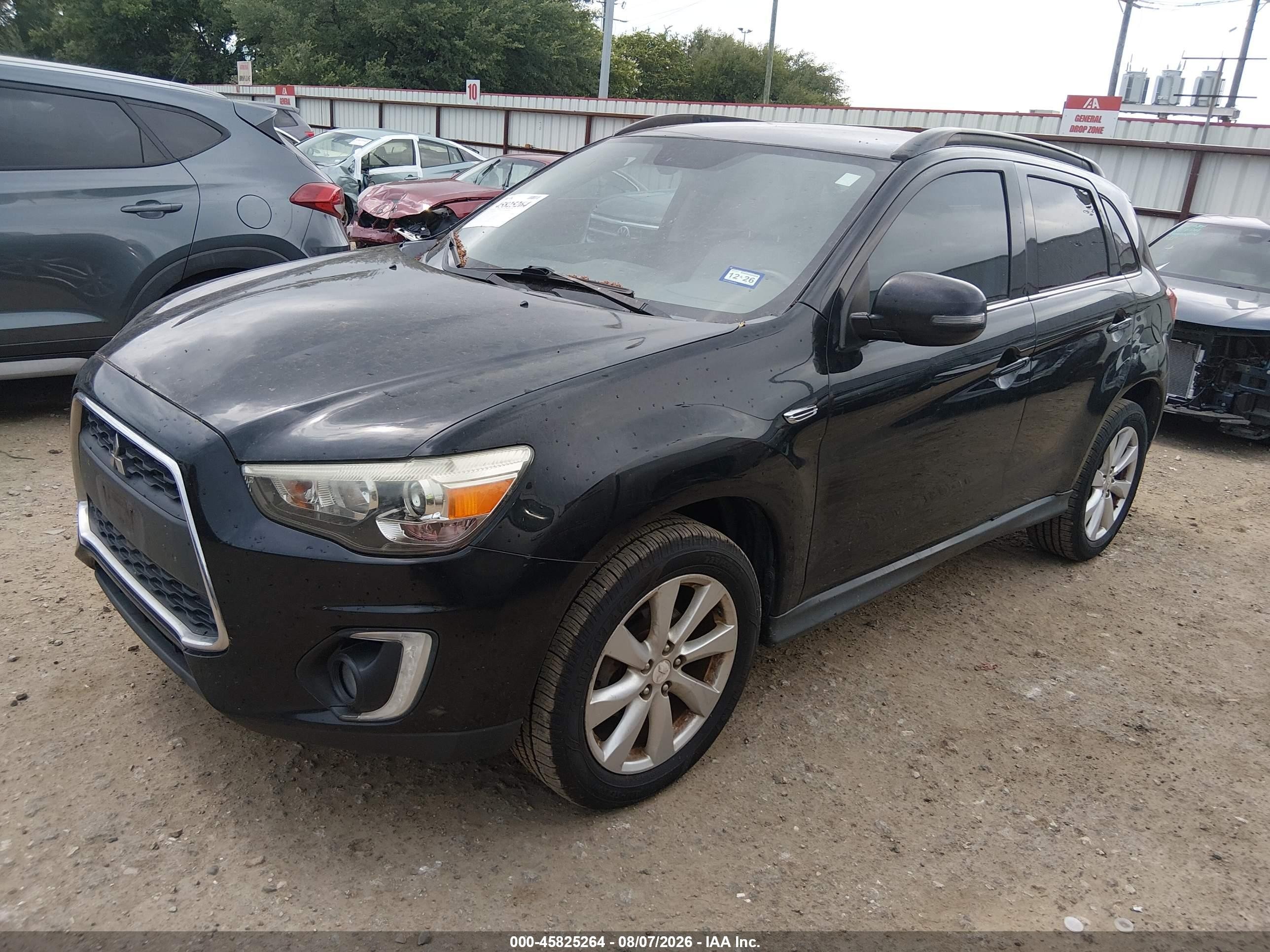 2015 Mitsubishi Outlander Sport Gt Black vin: 4A4AP4AW0FE025995