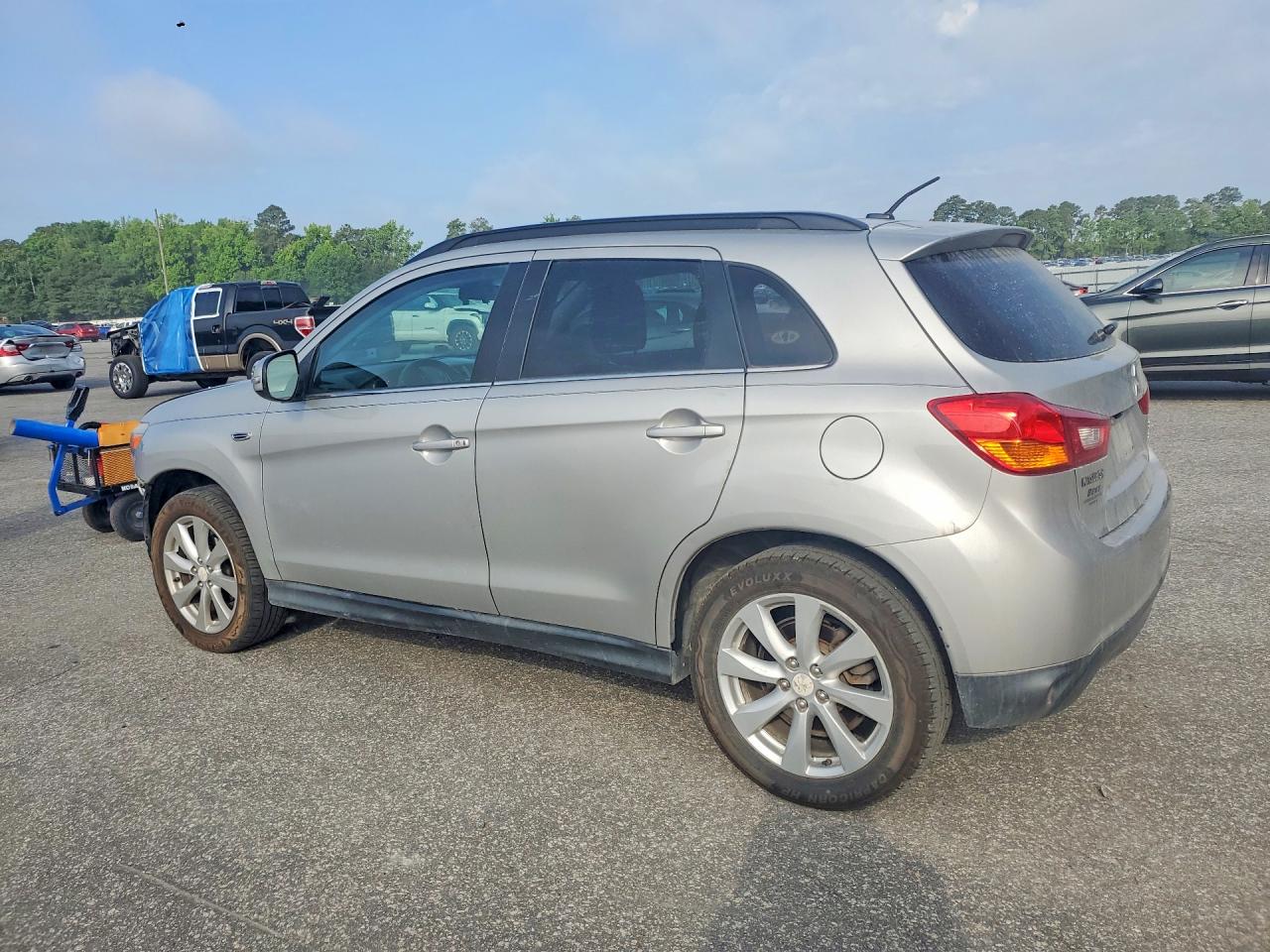 2015 Mitsubishi Outlander Sport Se Gray vin: 4A4AP4AW2FE036237